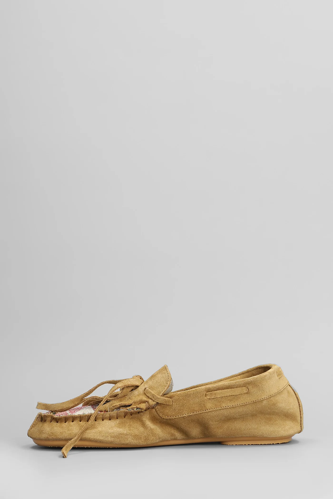 Loafers in leather color suede - Image 3