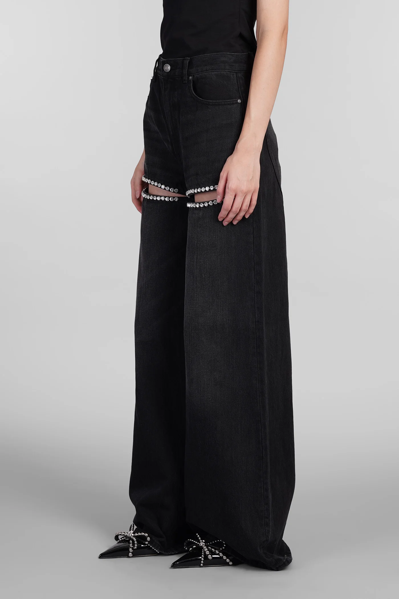 Jeans in black denim - Image 4