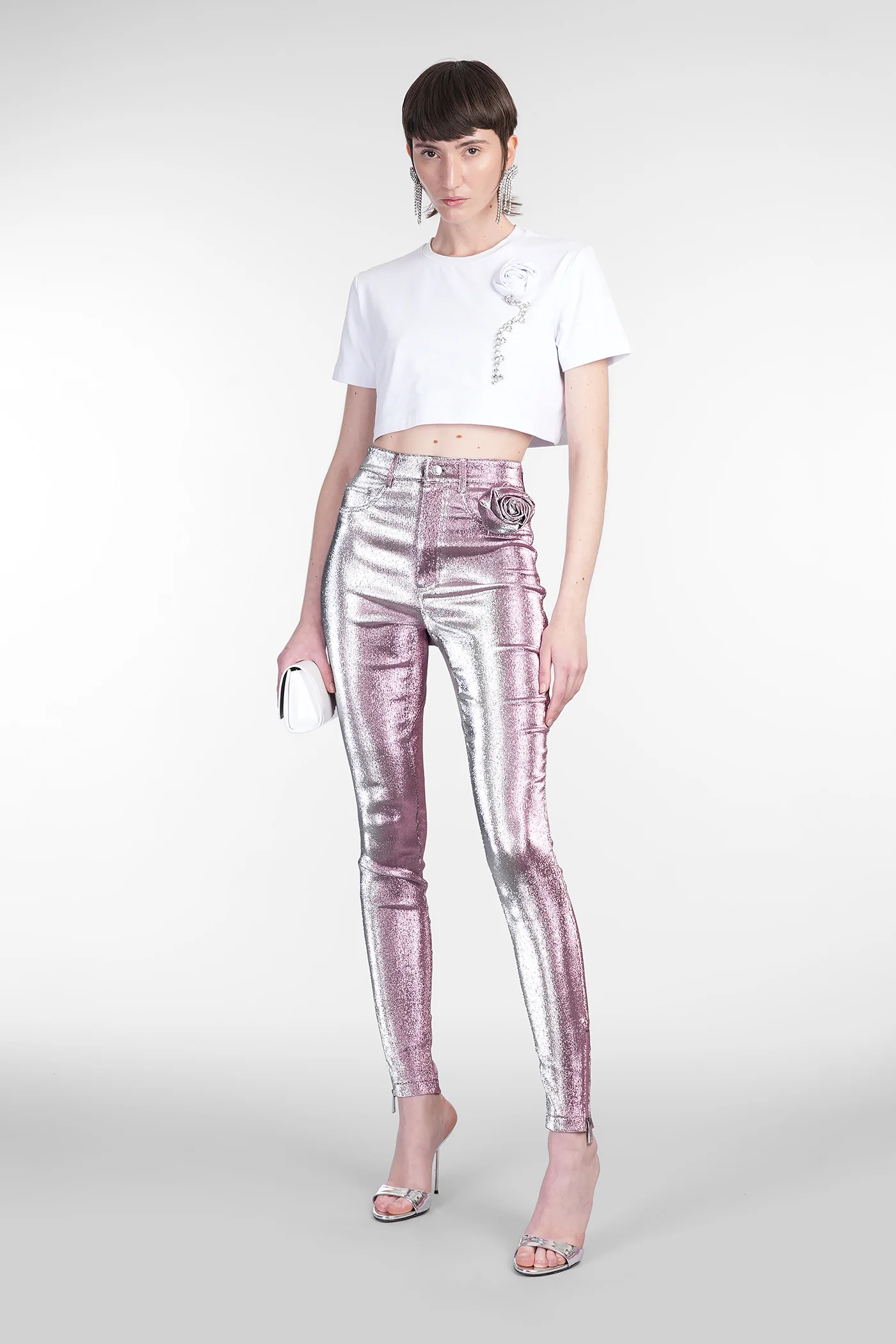 T-Shirt in white cotton - Image 2