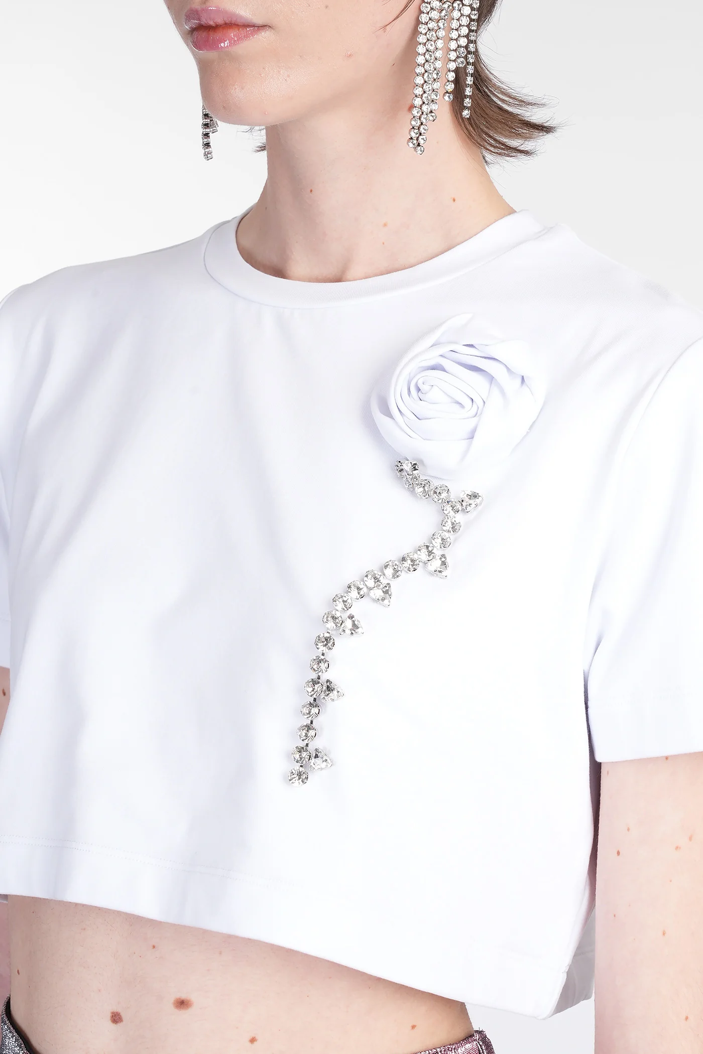 T-Shirt in white cotton - Image 5