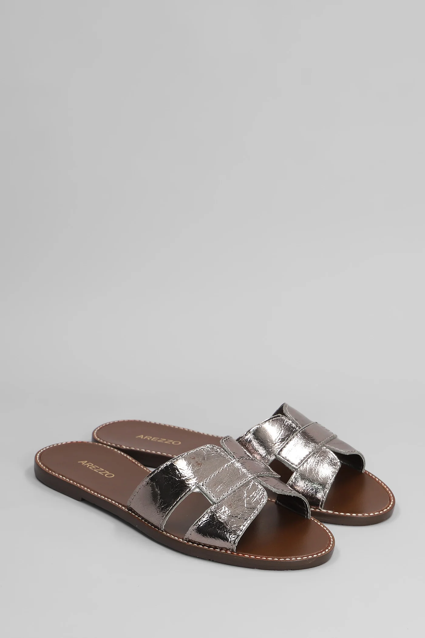 Flats in copper leather - Image 2