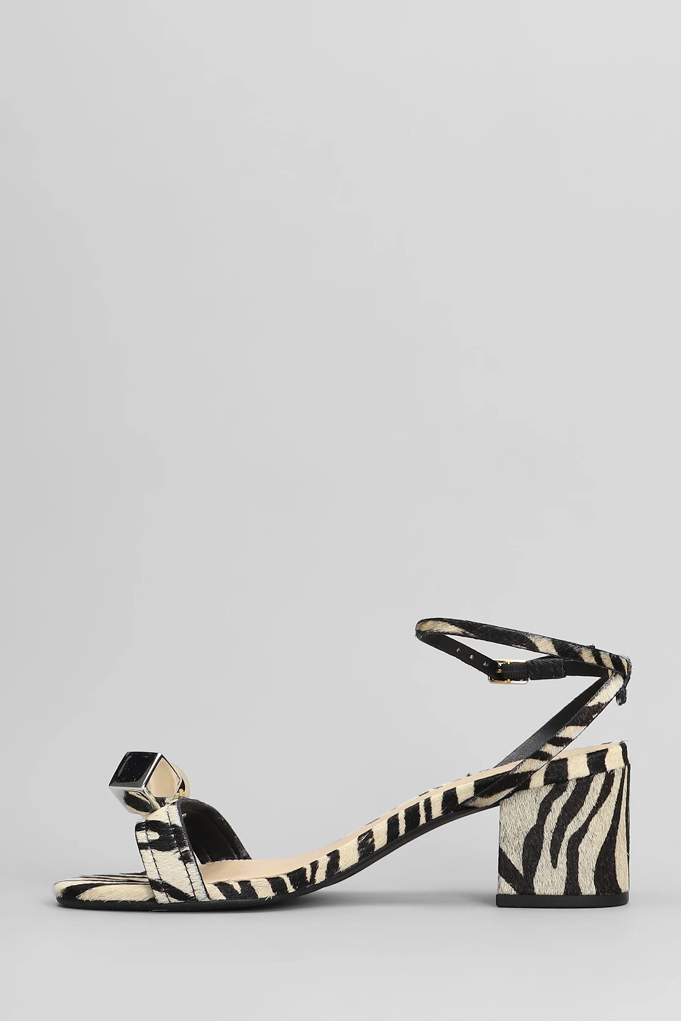 Sandals in Animalier pony skin - Image 3