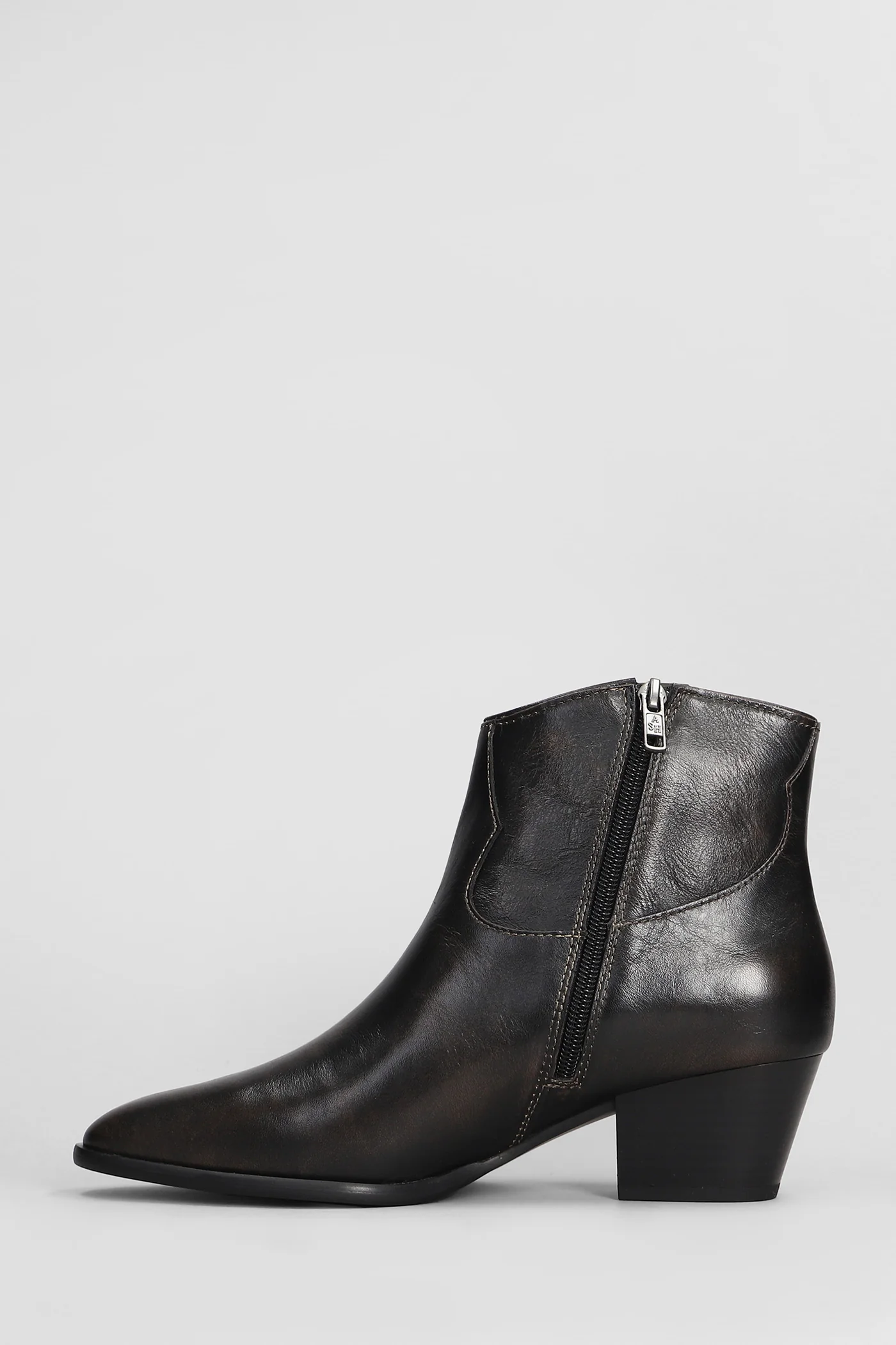 Fame texan Ankle boots in black leather - Image 3