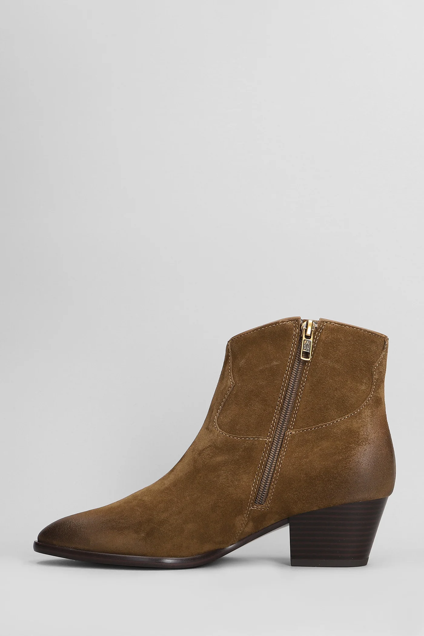 Fame texan Ankle boots in leather color suede - Image 3