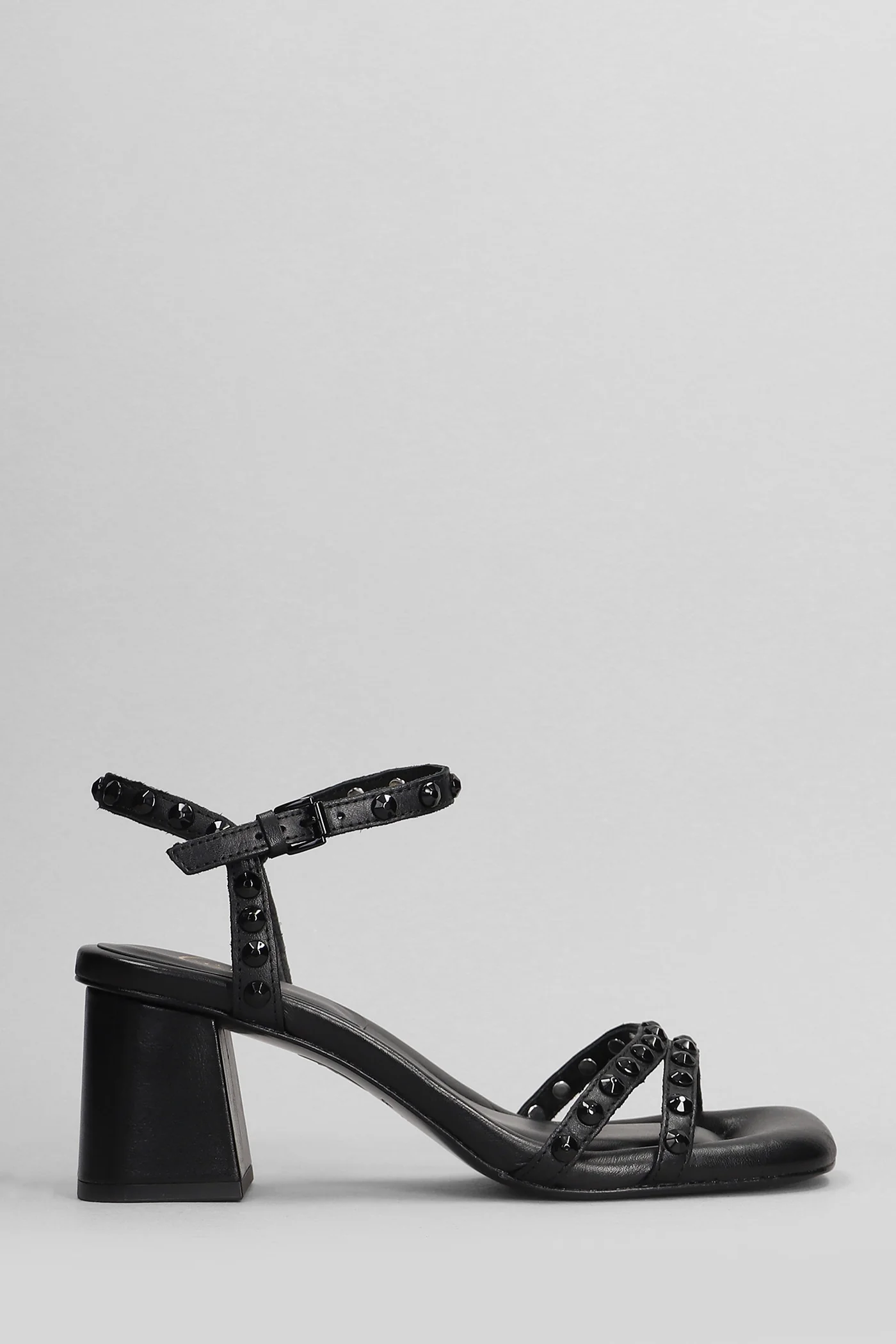 Jody Bis Sandals in black leather