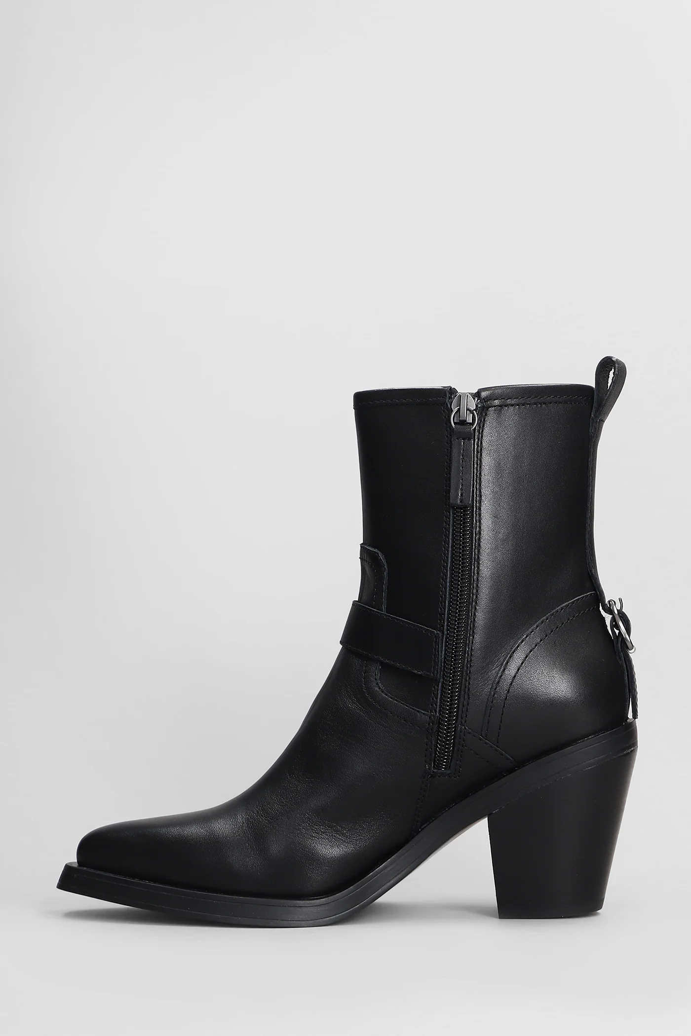 Joy texan Ankle boots in black leather - Image 3