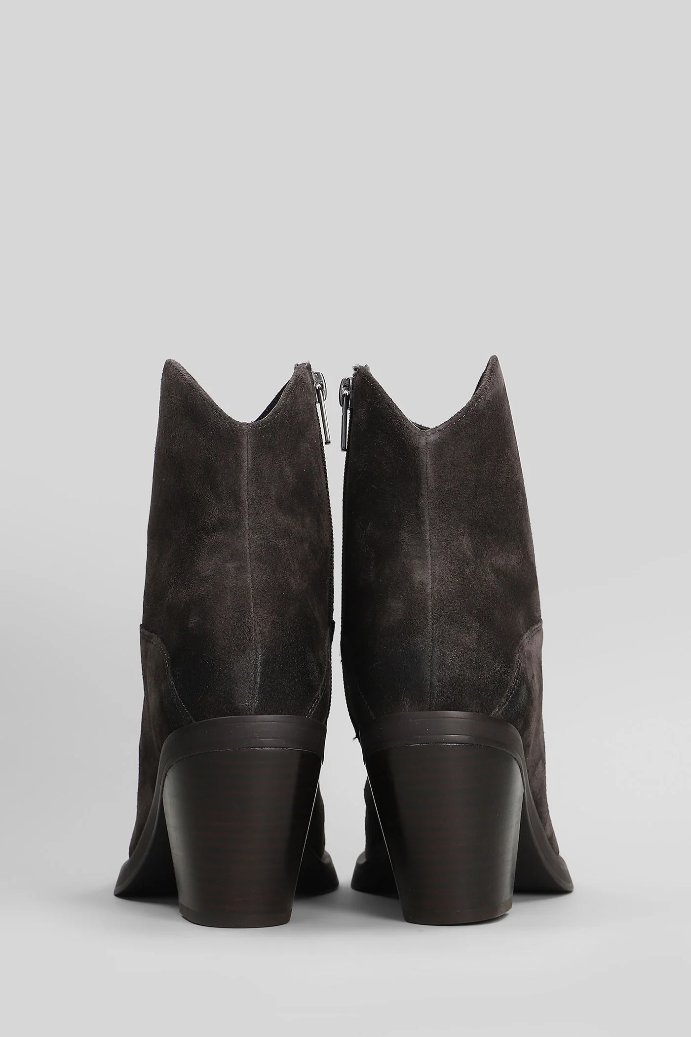 Judy 03 texan Ankle boots in brown suede - Image 4