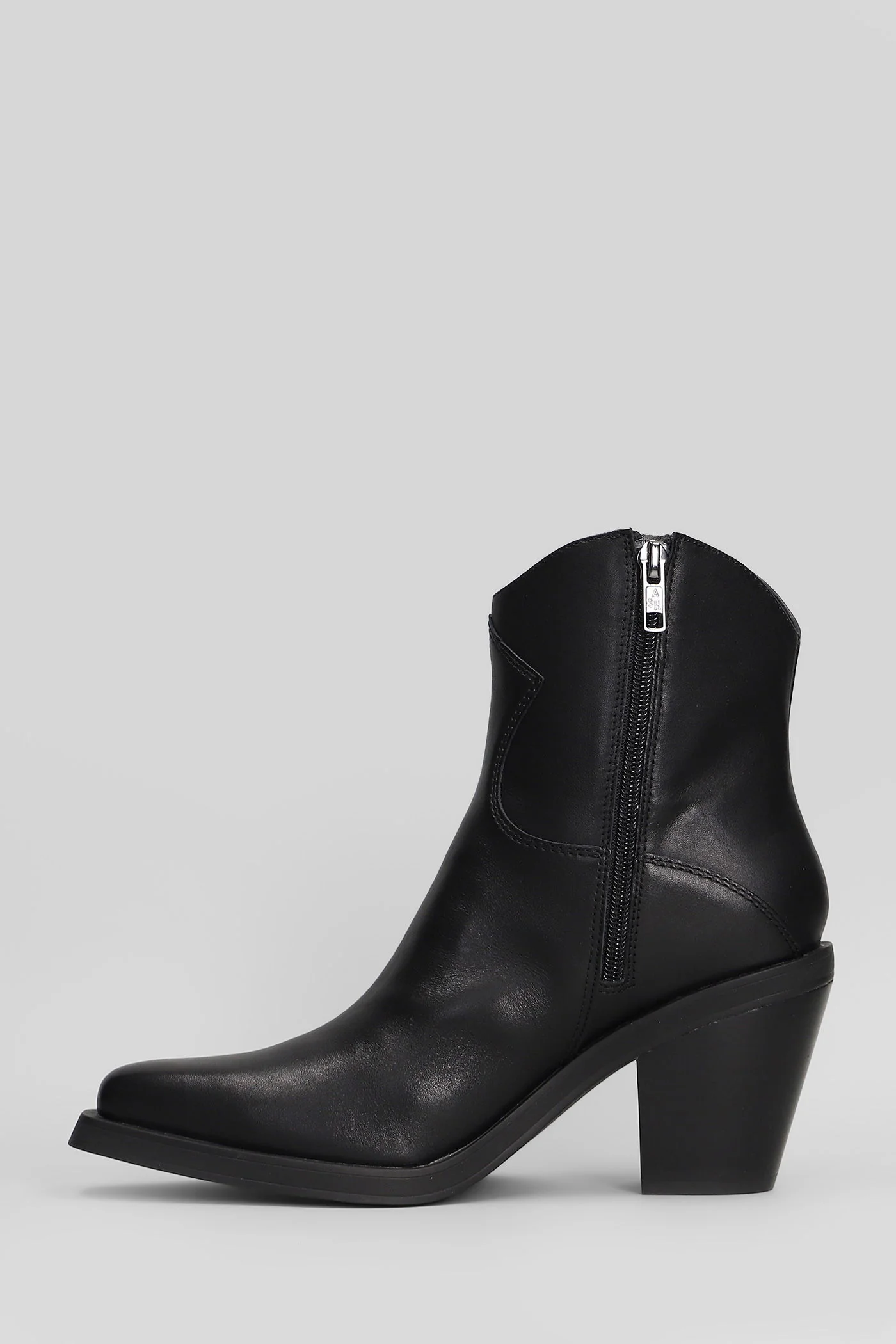 Judy texan Ankle boots in black leather - Image 3