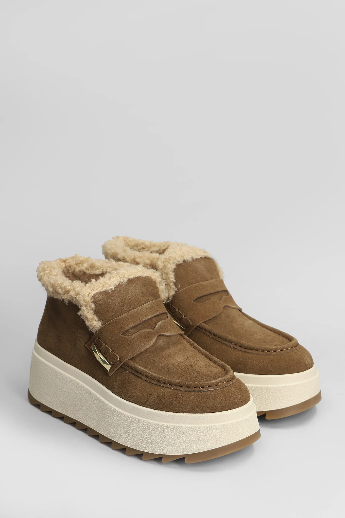 Magic low heels Ankle boots in brown suede - Image 2