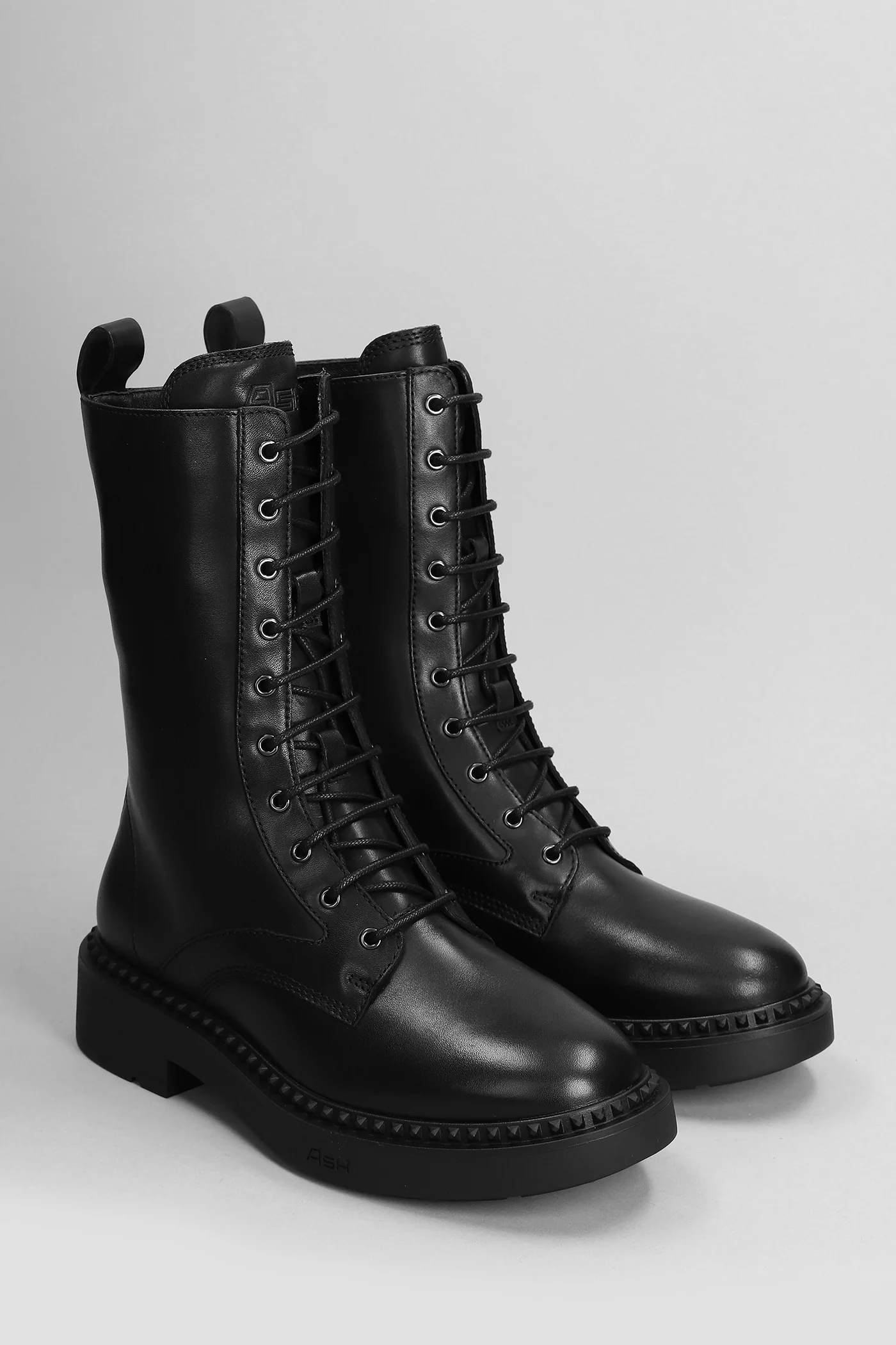 Marlin Combat boots in black leather - Image 2