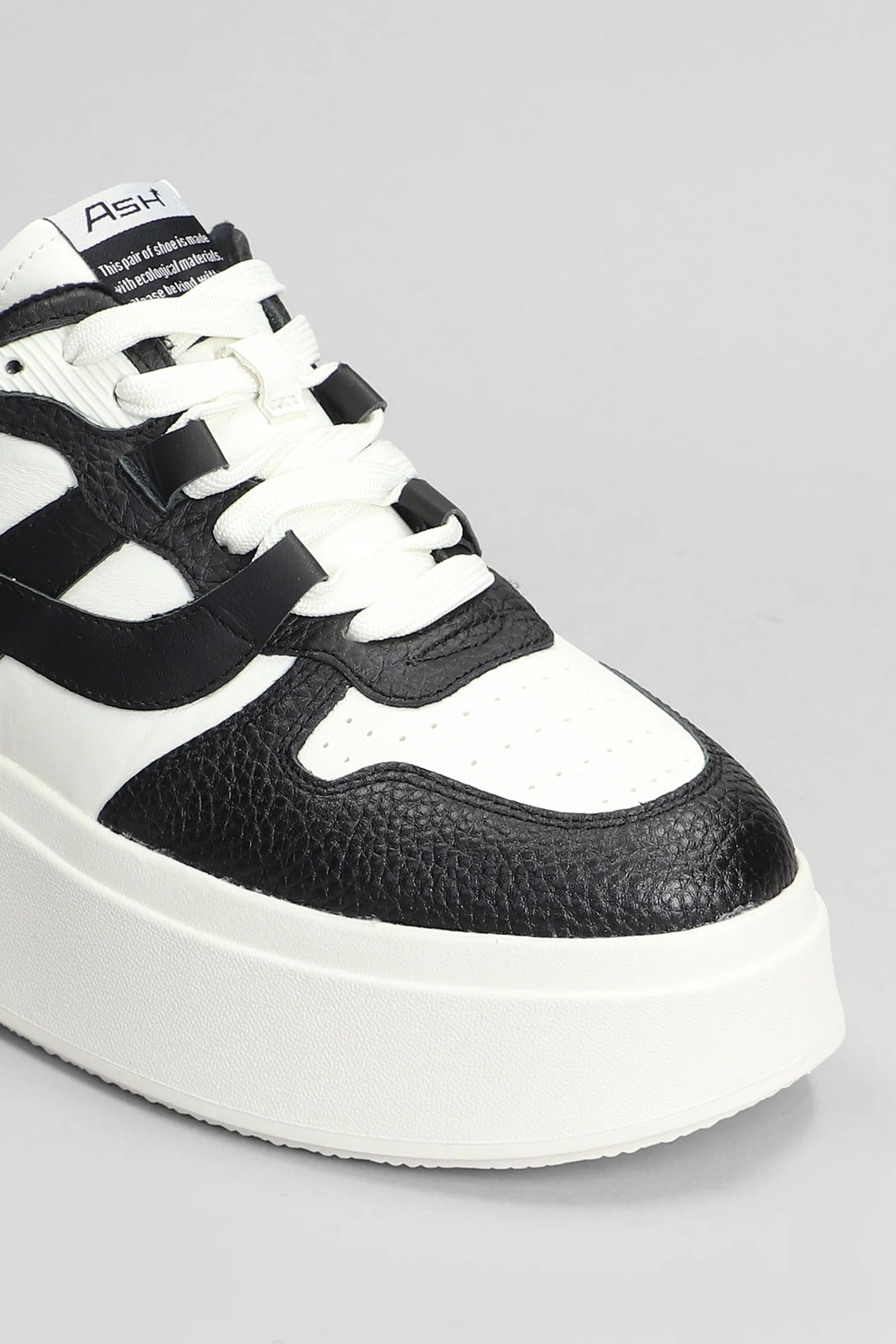 Match Sneakers in white leather - Image 5