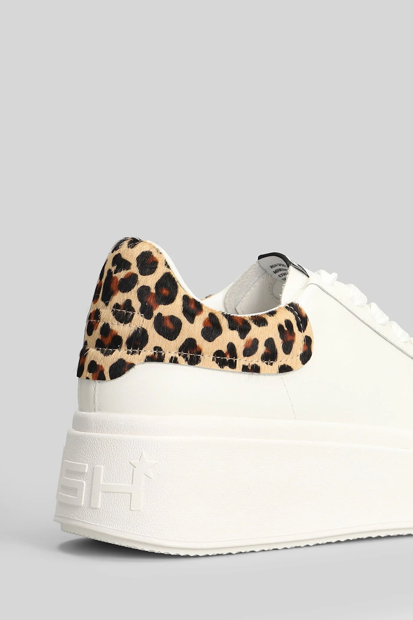 Moby Sneakers in white leather - Image 5