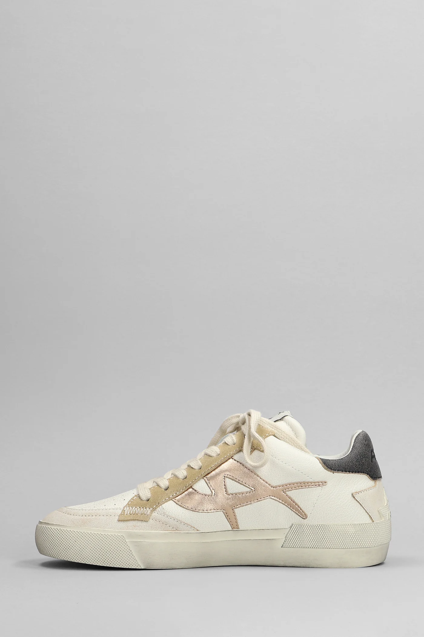 Moonlight Sneakers in beige leather - Image 3