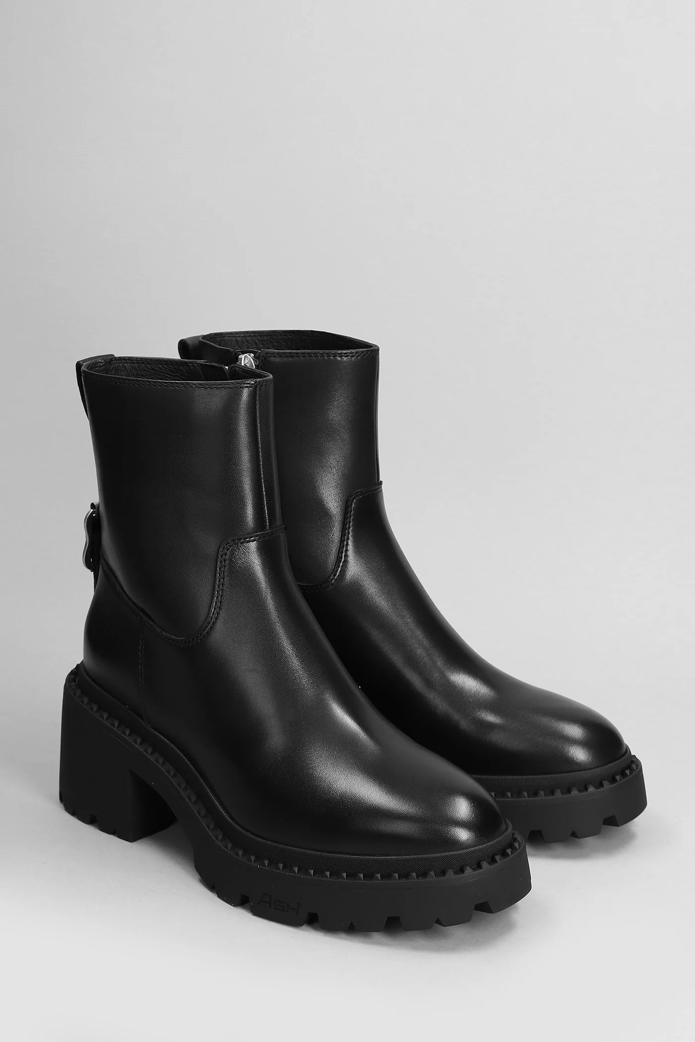 Newton High heels Ankle boots in black leather - Image 2