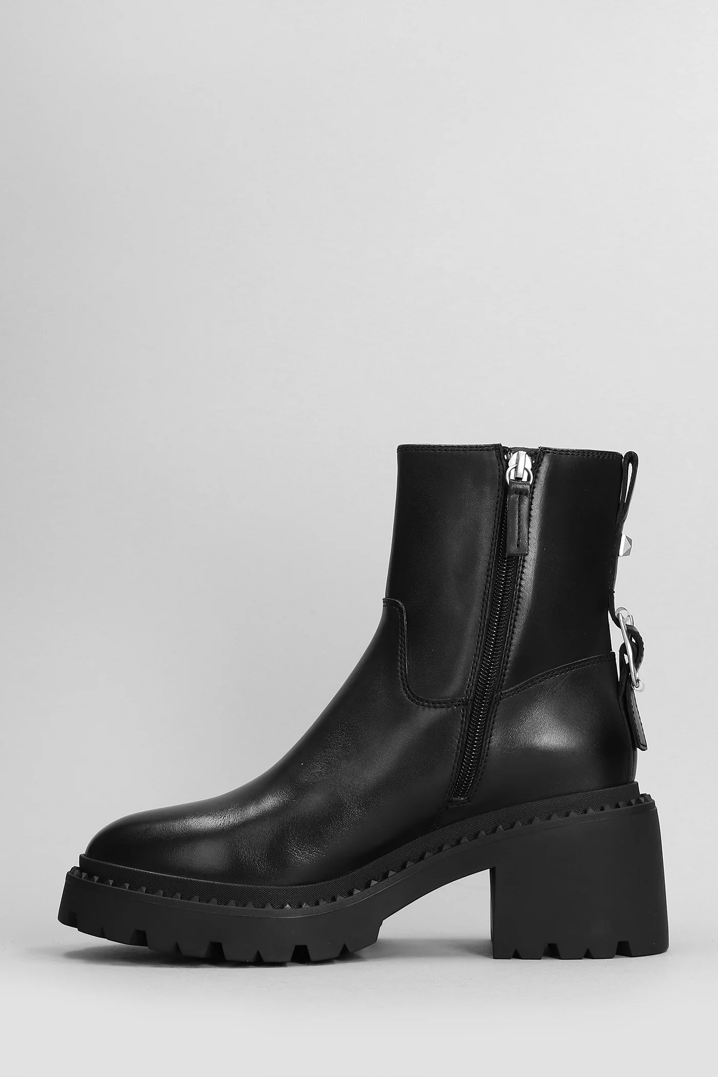 Newton High heels Ankle boots in black leather - Image 3