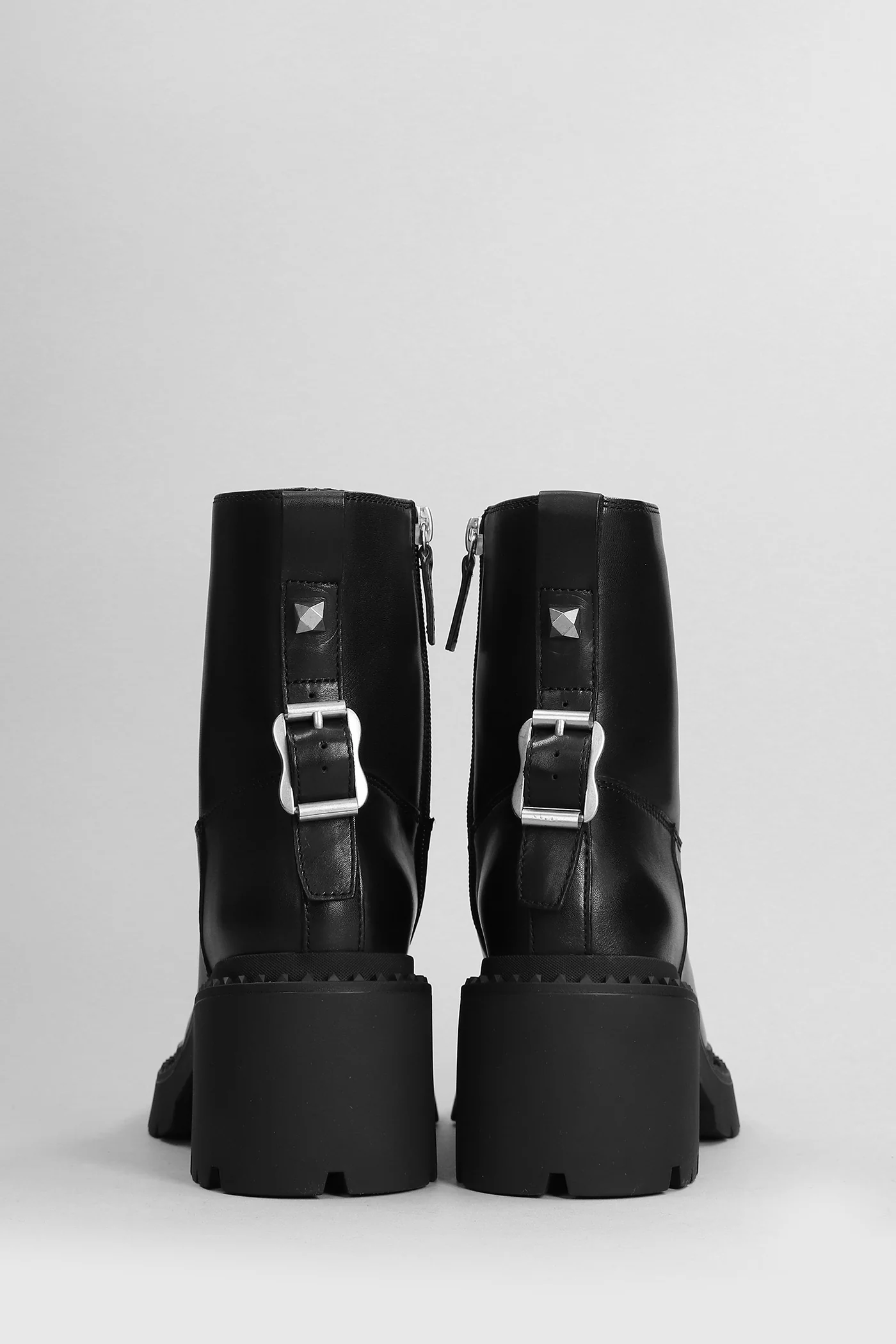Newton High heels Ankle boots in black leather - Image 4