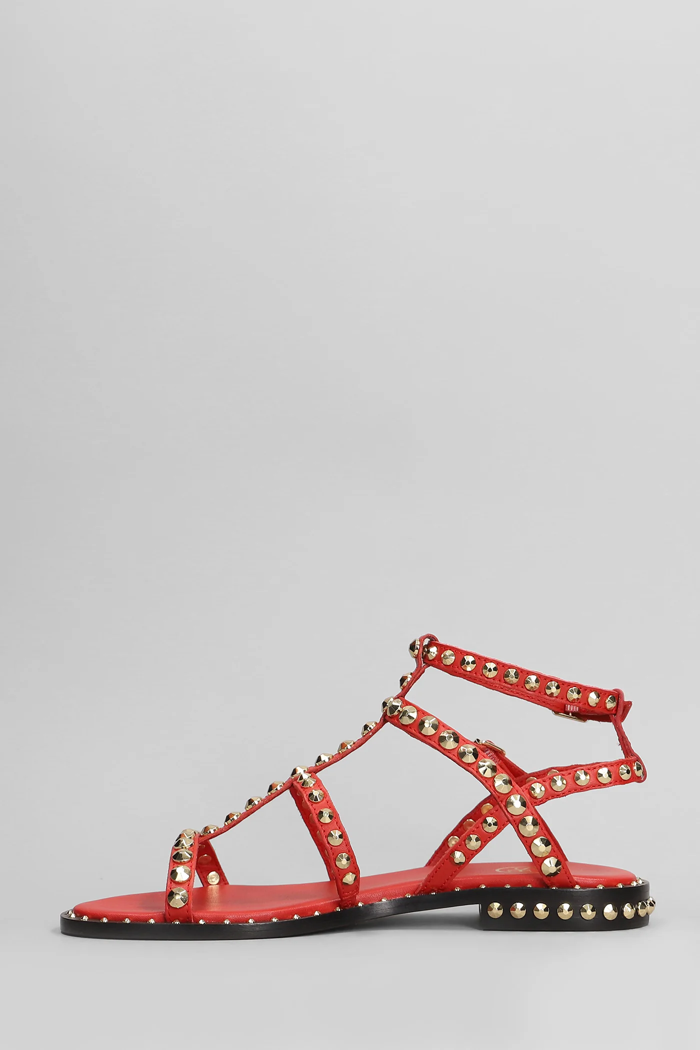 Precious Flats in red leather - Image 3