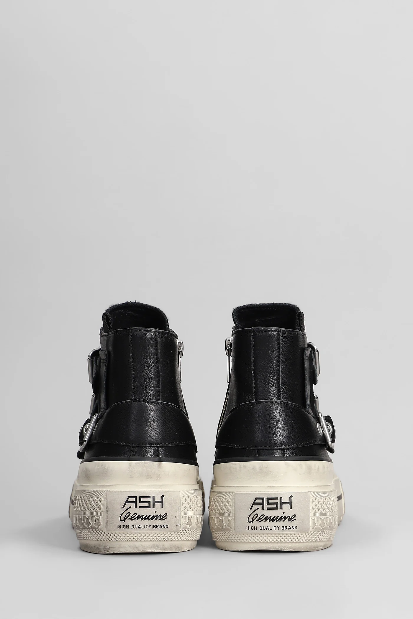 Rainbow Sneakers in black leather - Image 4