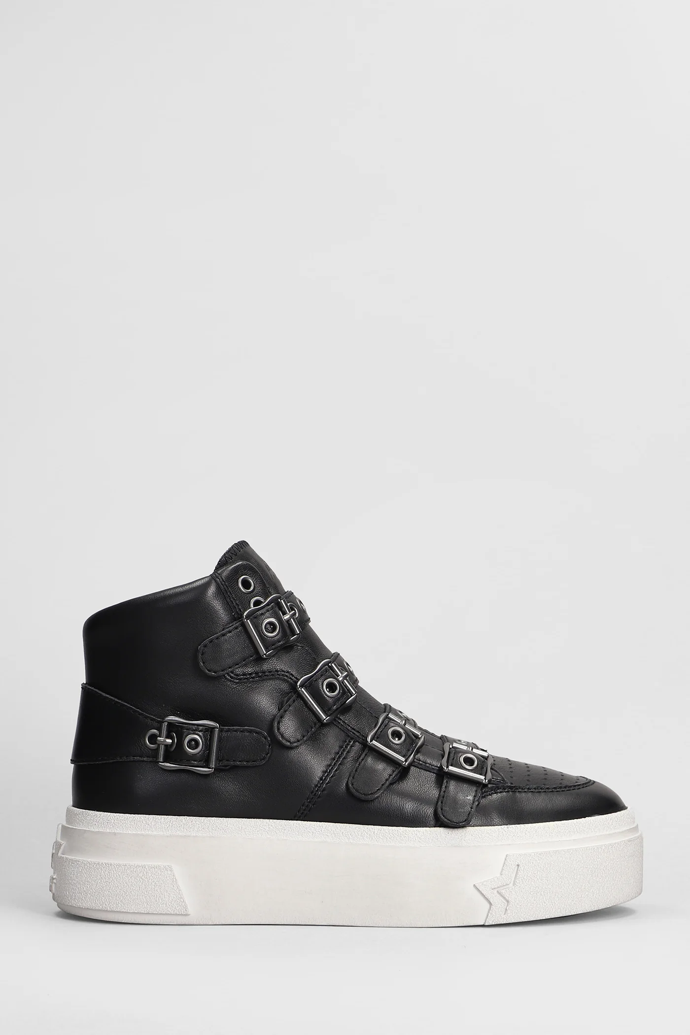 Starmoon Sneakers in black leather