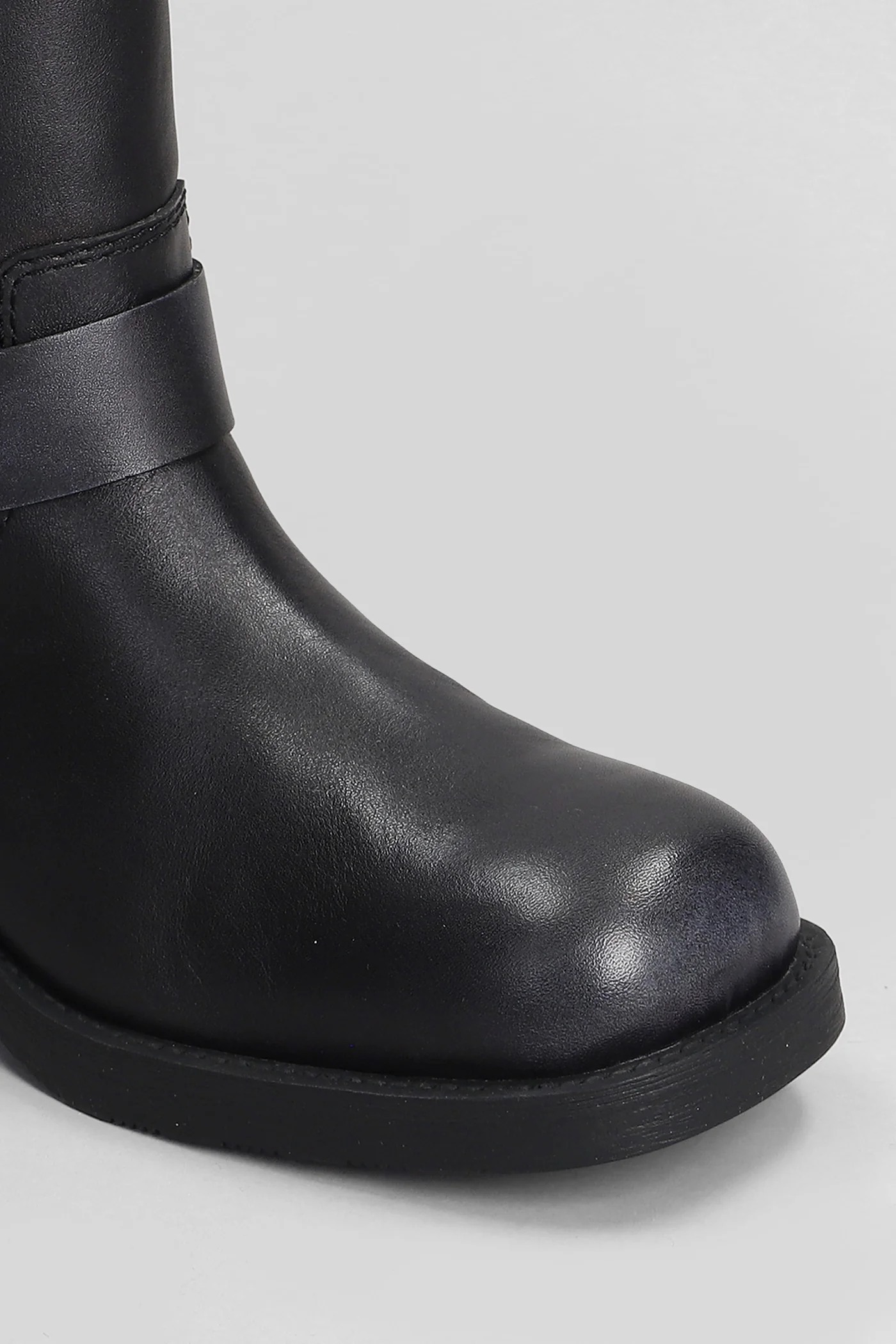 Texas High heels Ankle boots in black leather - Image 5