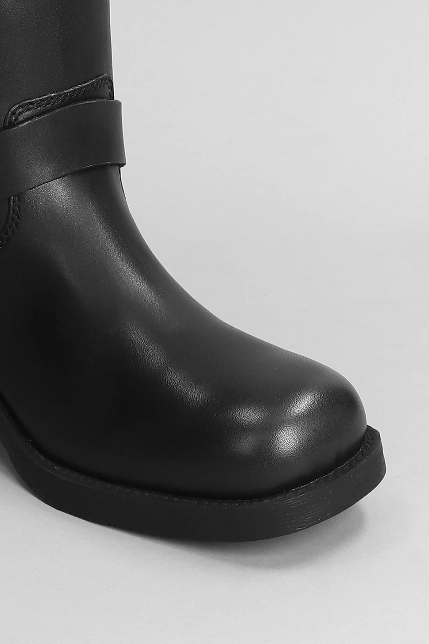 Trinidad High heels boots in black leather - Image 5