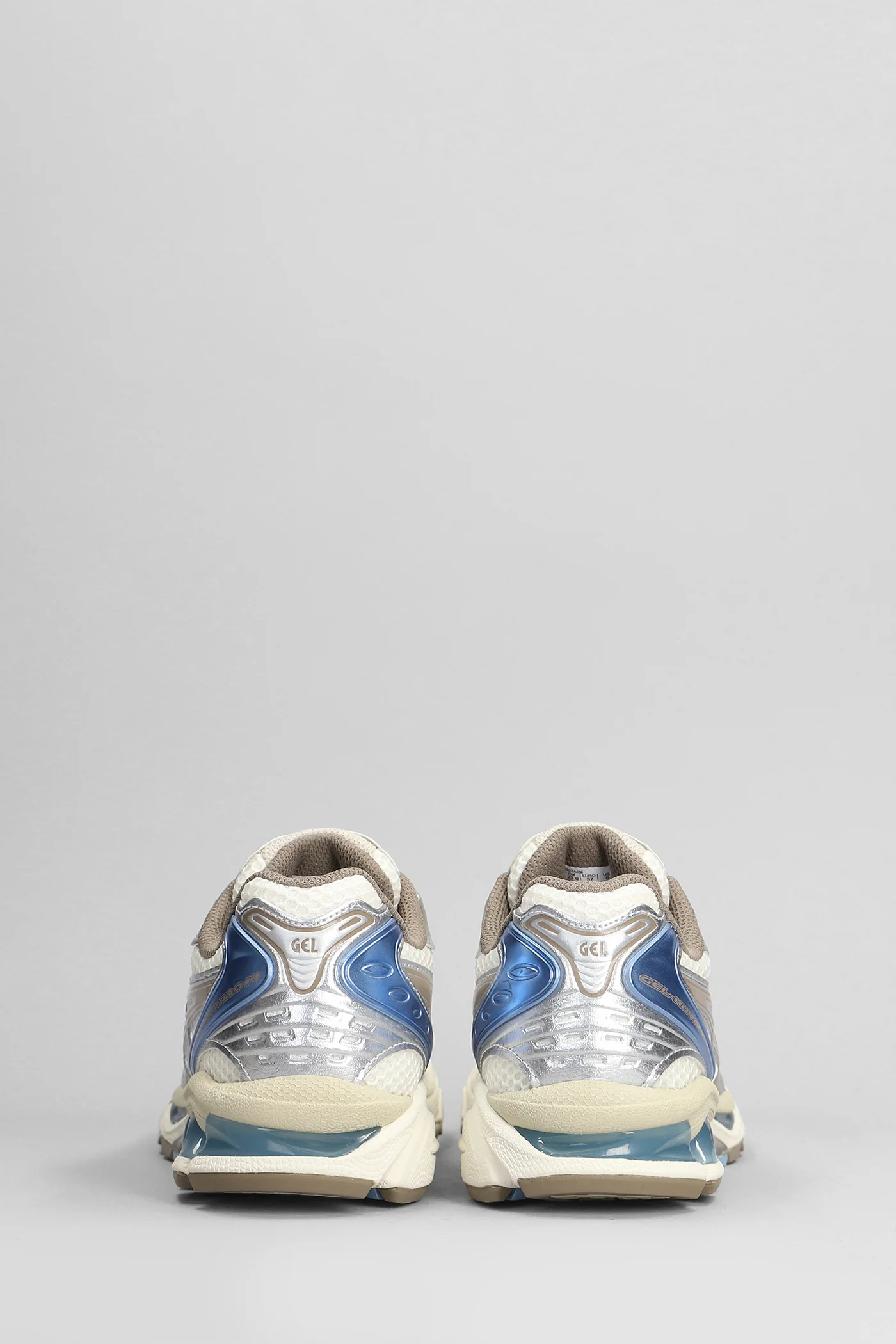 Gel-Kayano 14 Sneakers in beige leather and fabric - Image 4