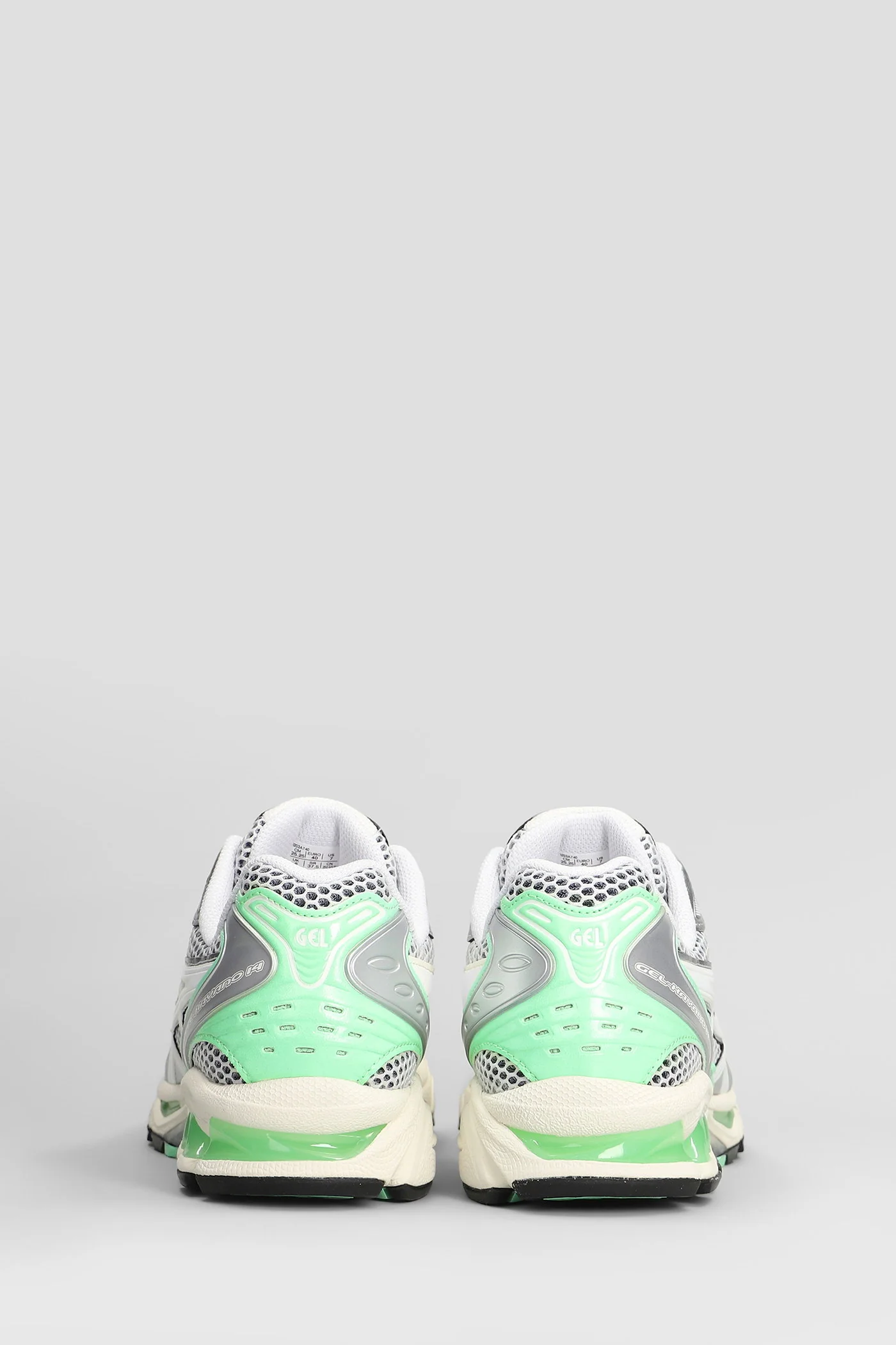 Gel-Kayano 14 Sneakers in silver leather and fabric - Image 4