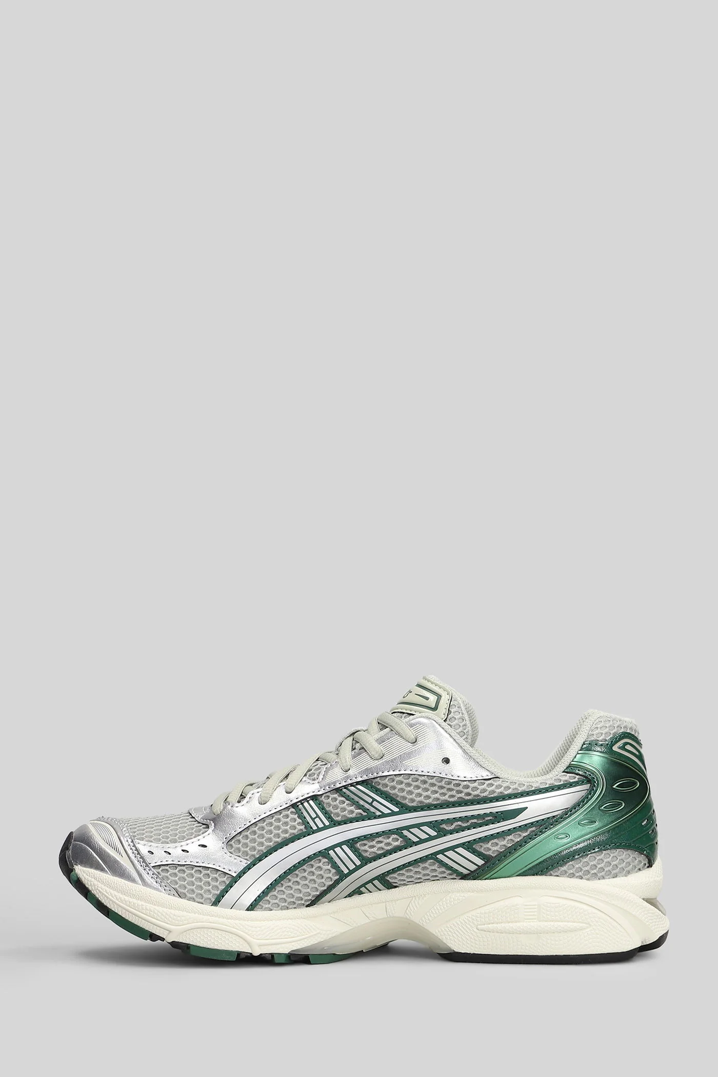 Gel-Kayano 14 Sneakers in silver leather and fabric - Image 3