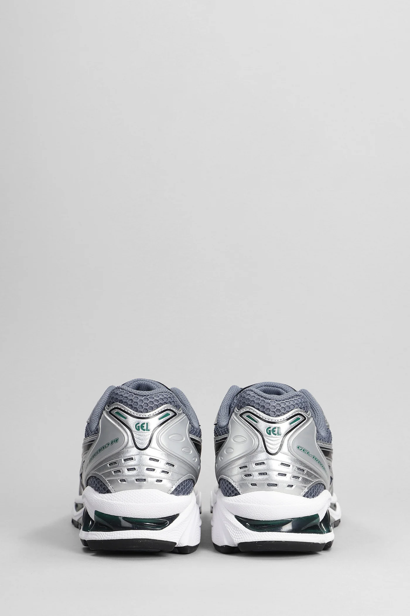 Gel-Kayano 14 Sneakers in silver leather and fabric - Image 4