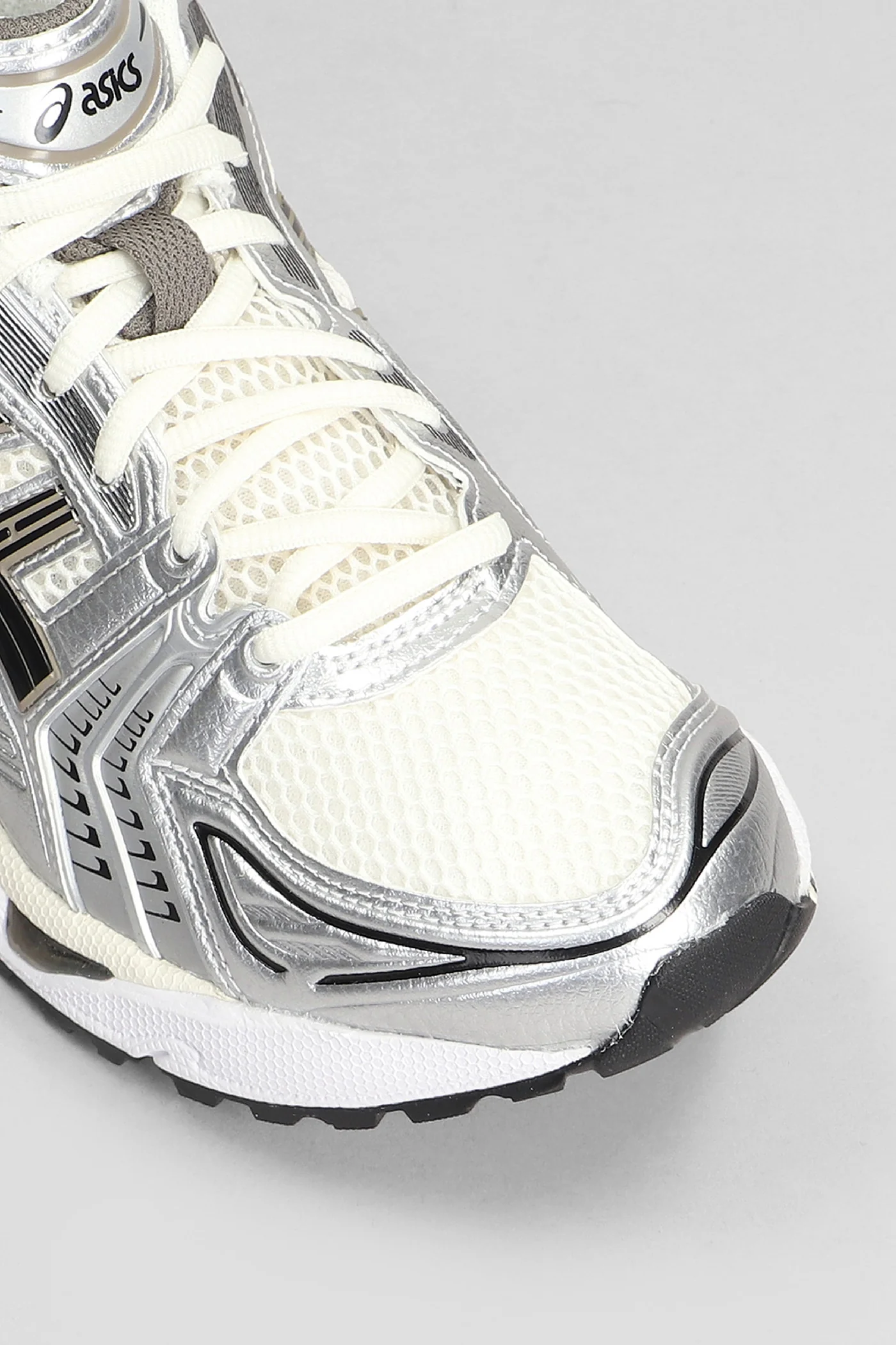 Gel-Kayano 14 Sneakers in silver leather and fabric - Image 5