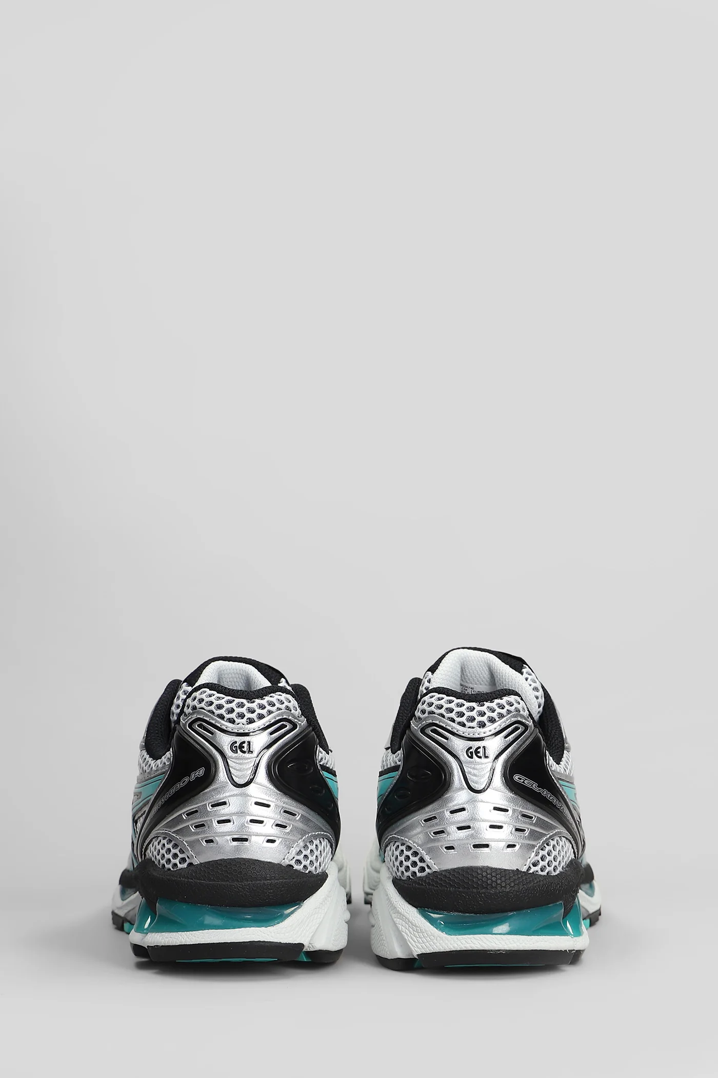 Gel-Kayano 14 Sneakers in silver leather and fabric - Image 4