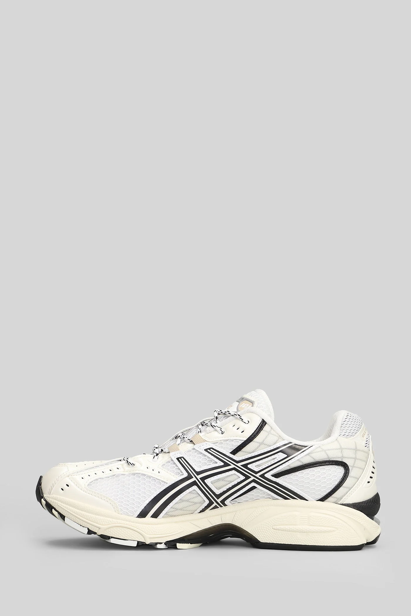 Gel-Nimbus 10.1 Sneakers in white leather and fabric - Image 8