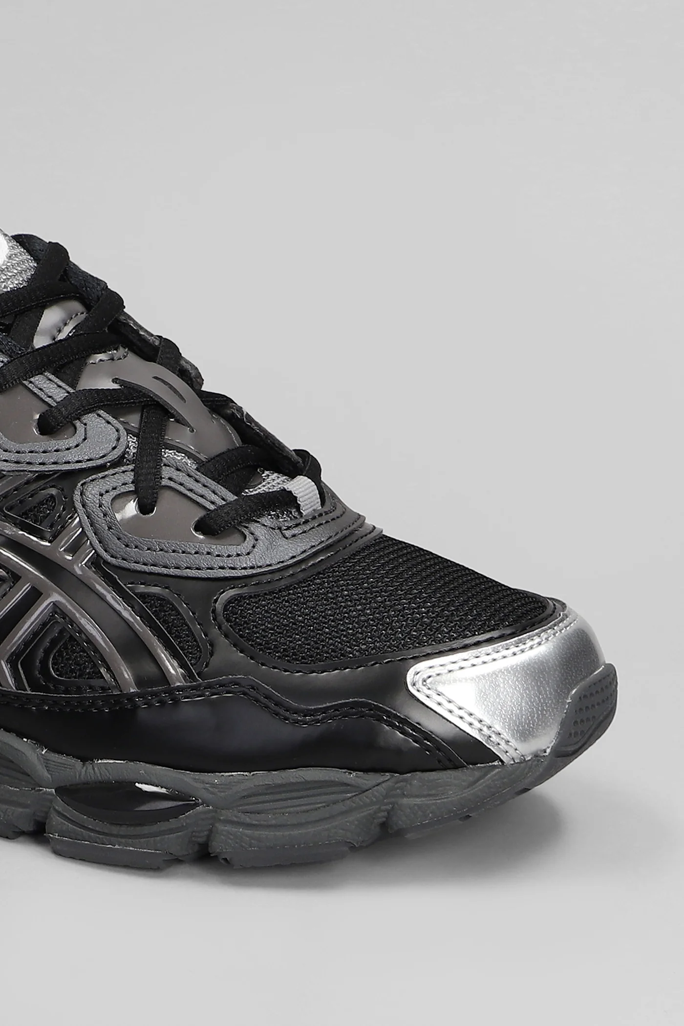 Gel-Nyc Sneakers in black leather and fabric - Image 5
