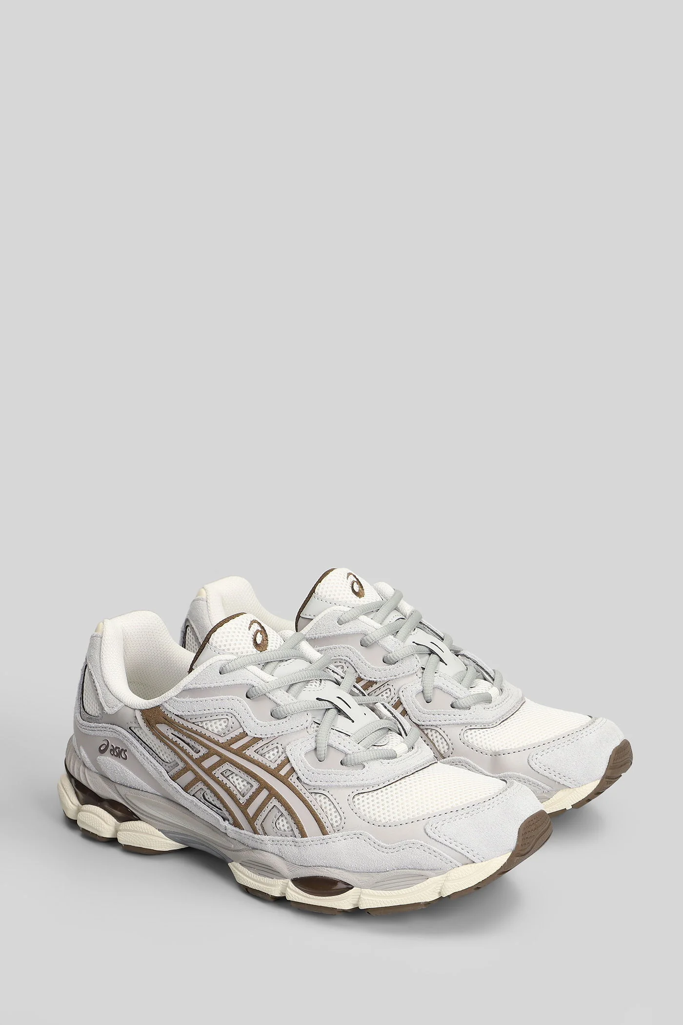 Gel-Nyc Sneakers in grey Suede and fabric - Image 2