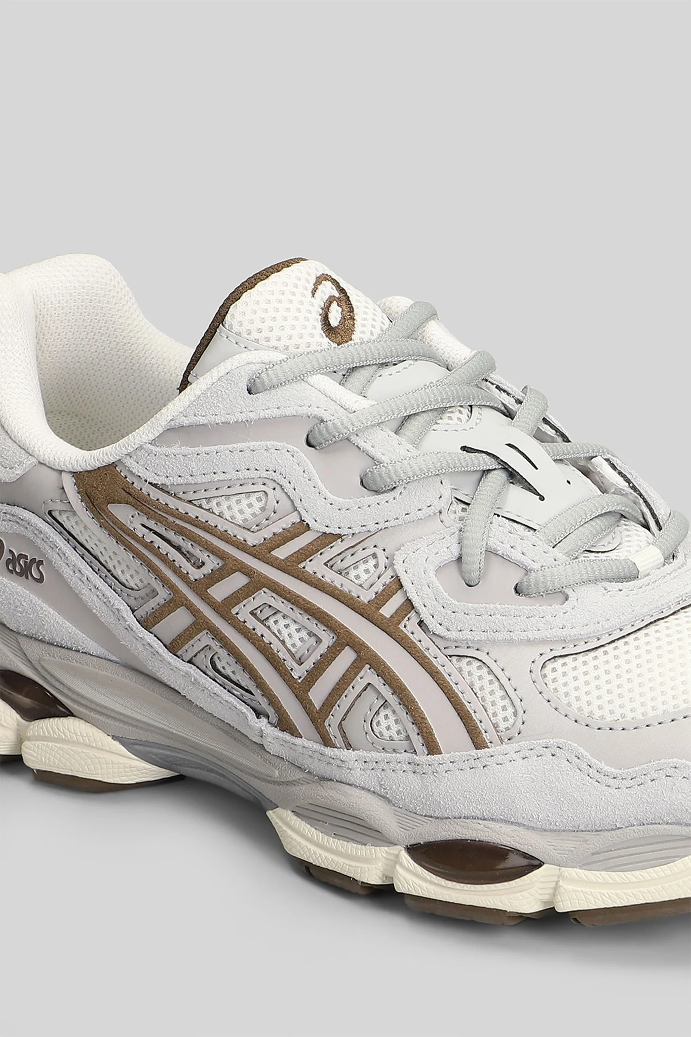 Gel-Nyc Sneakers in grey Suede and fabric - Image 5