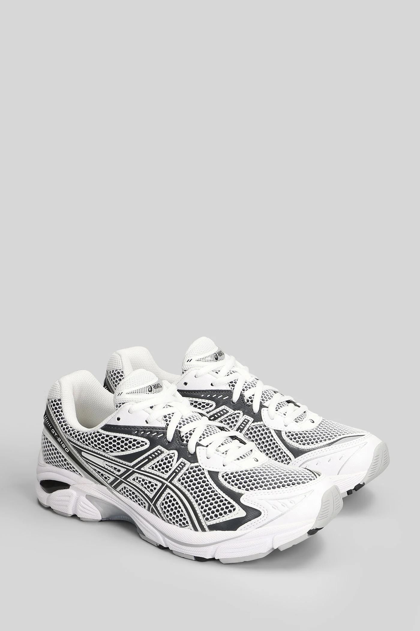 GT-2160 Sneakers in white leather and fabric - Image 2