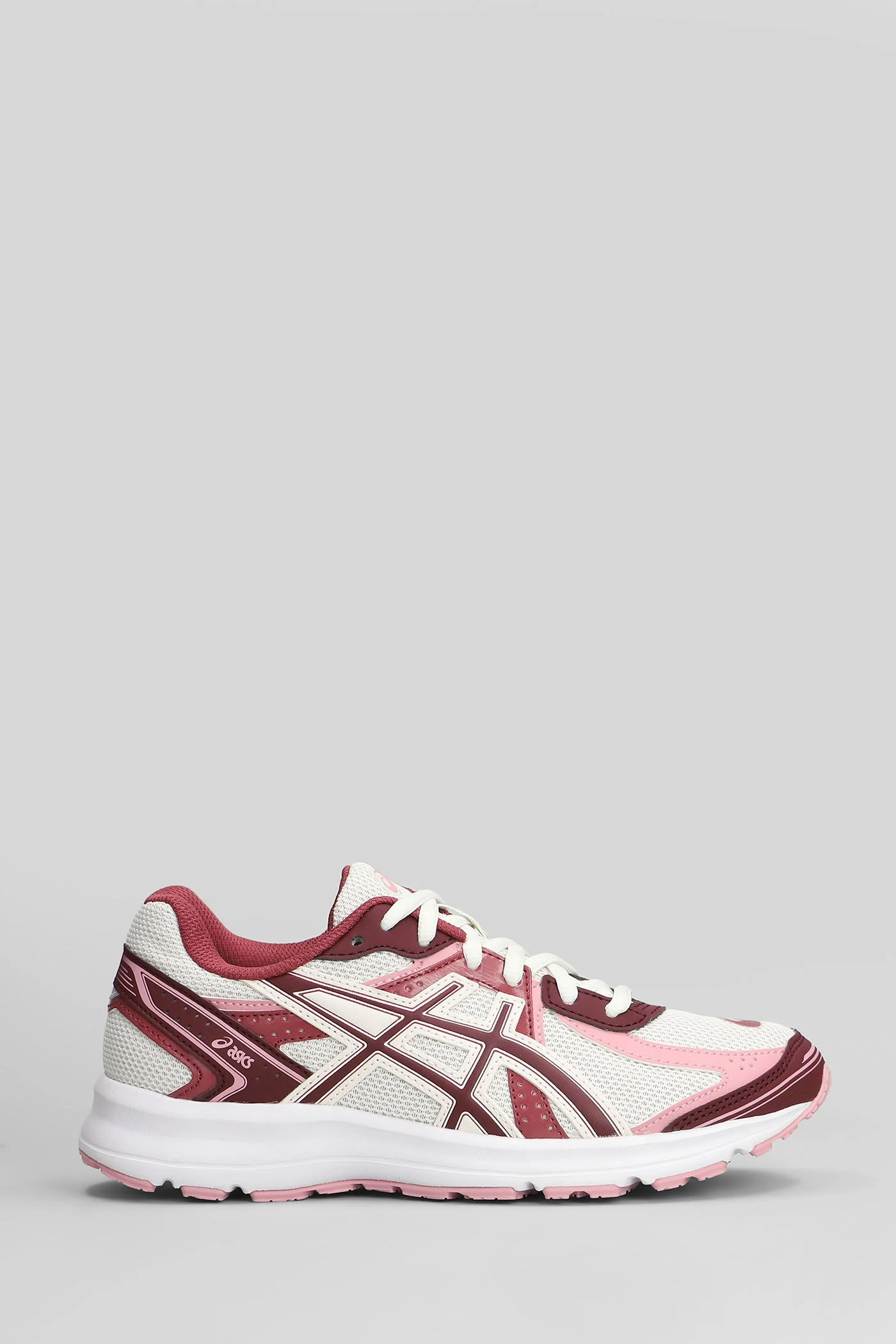 Jog 100S Sneakers in beige leather and fabric