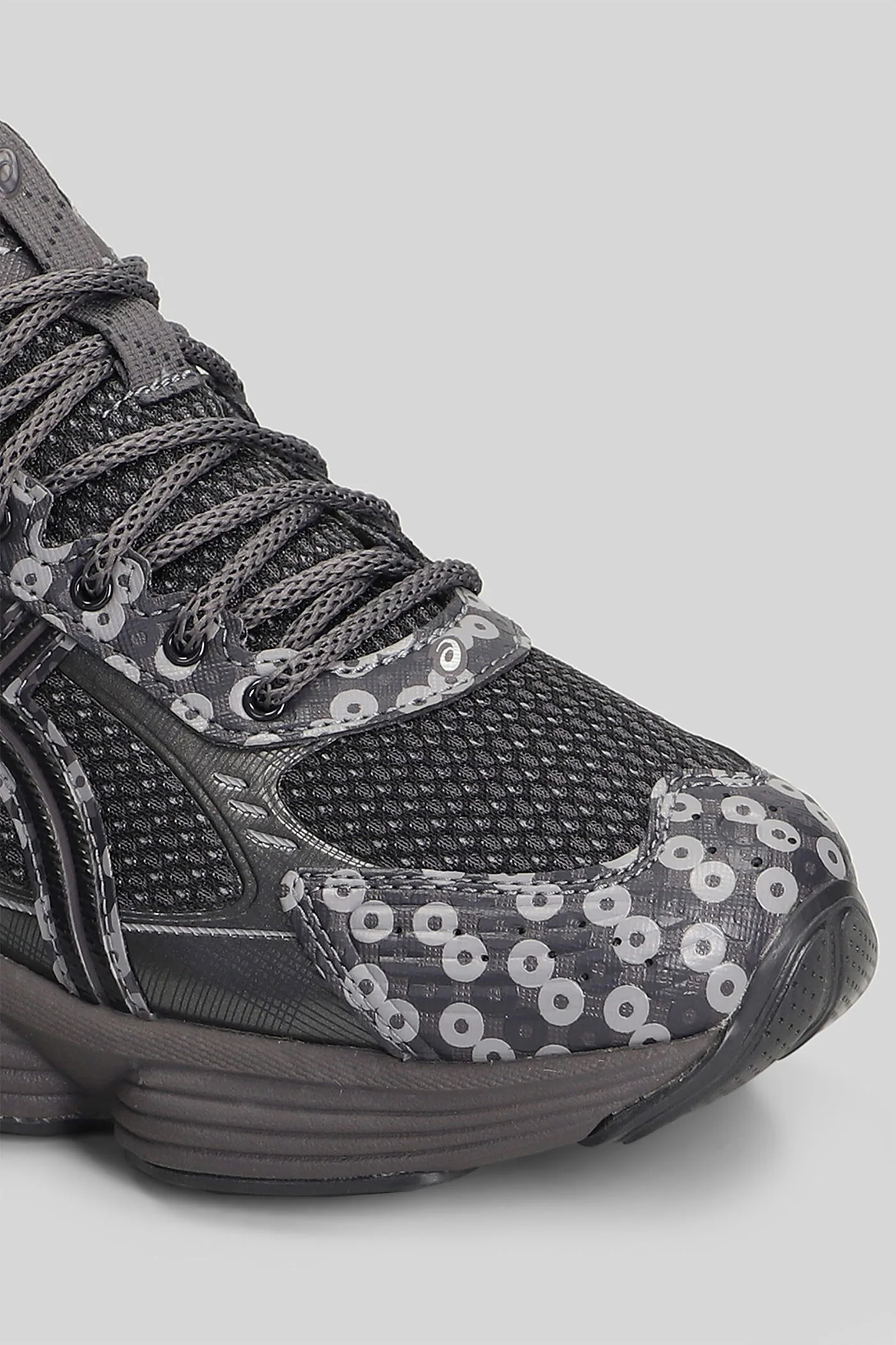 Us7-S Gel-Kinetic Sneakers in grey leather and fabric - Image 5