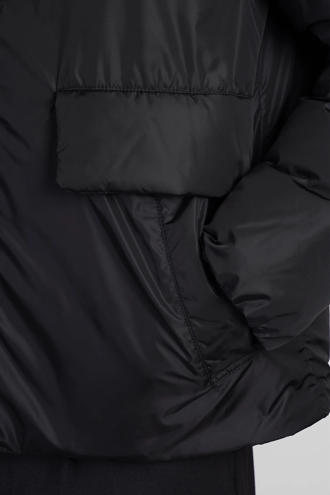 Byron puffer in black polyamide - Image 5