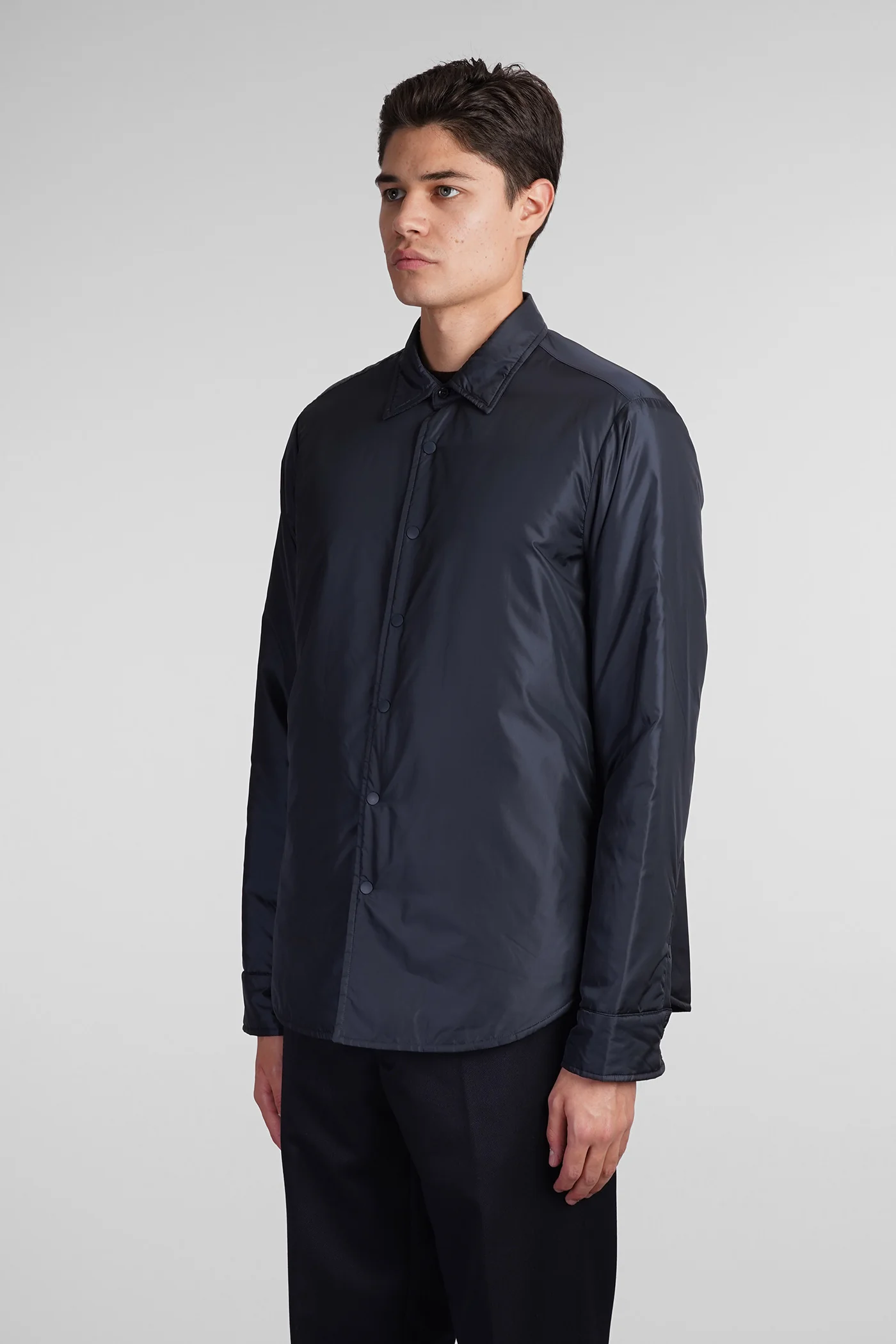 Camicia Re-Shirt Casual jacket in blue polyamide - Image 4