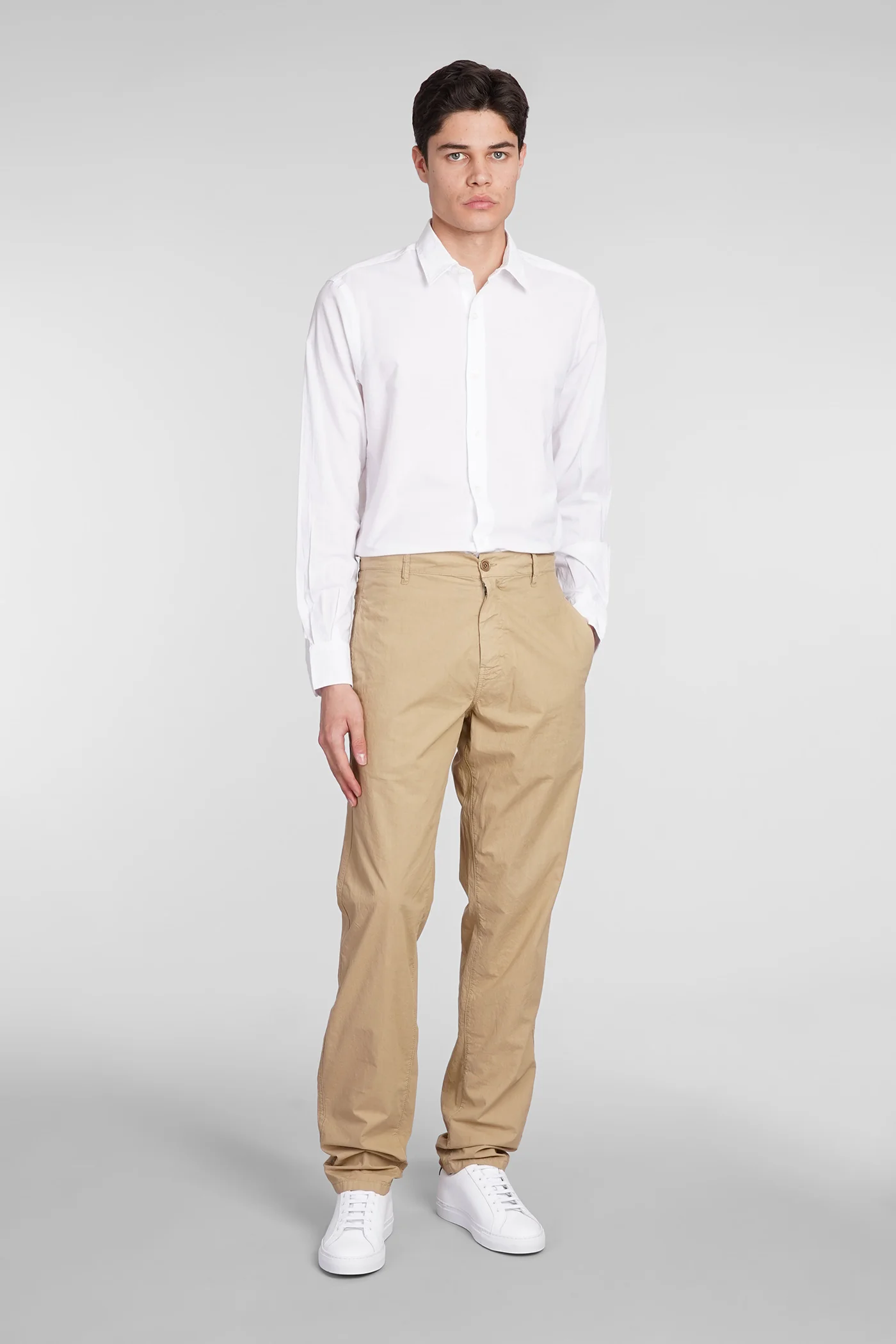 Camicia Ridotta II Shirt in white cotton - Image 2