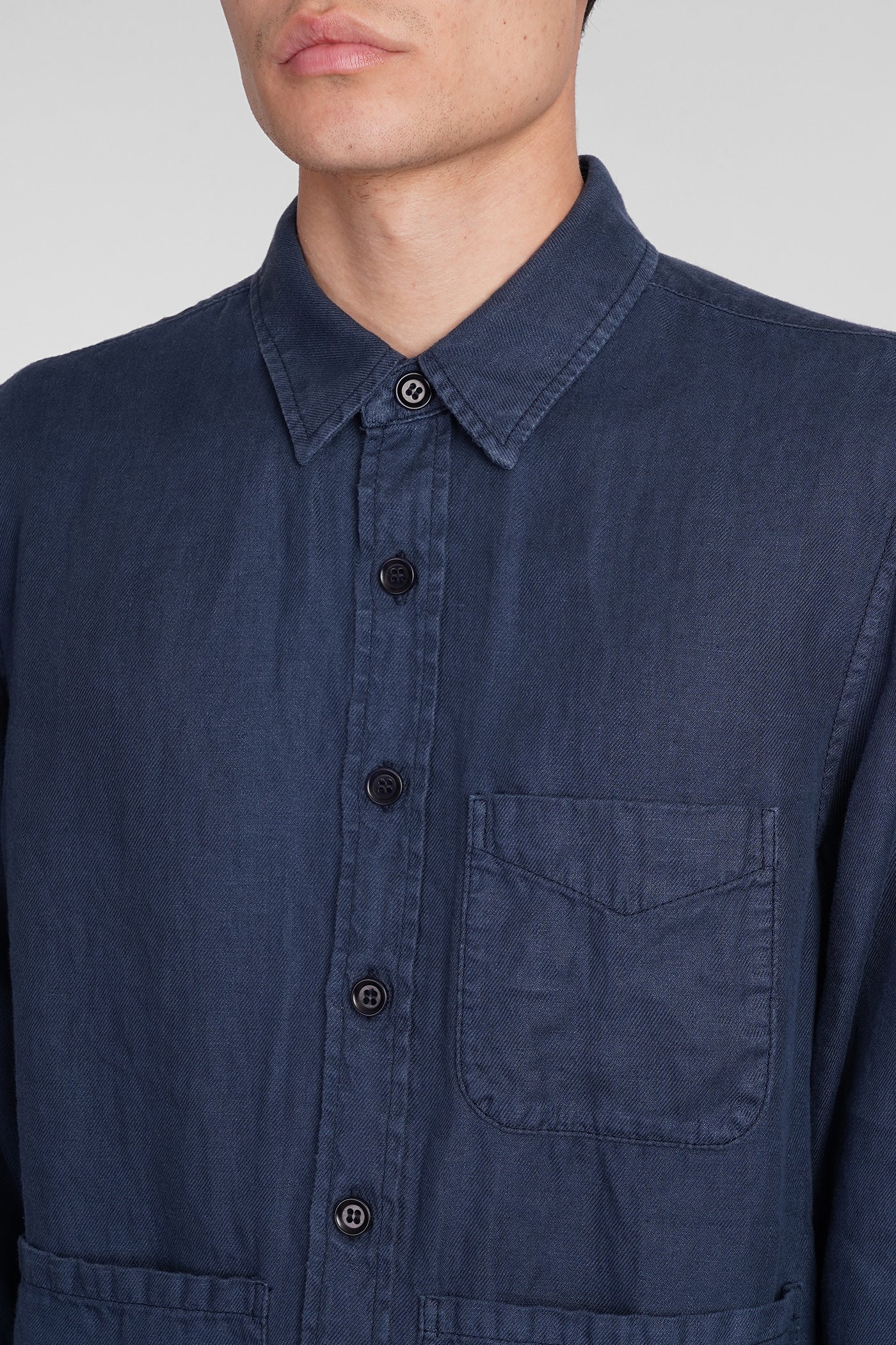 Camicia UT Shirt in blue Chanvre - Image 5
