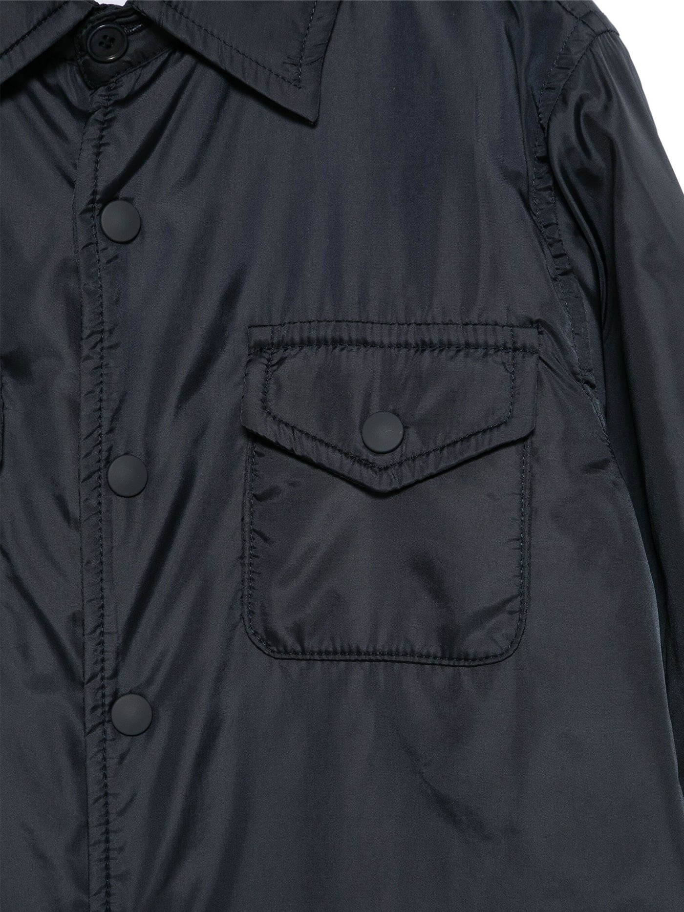 Casual jacket in blue polyamide - Image 3