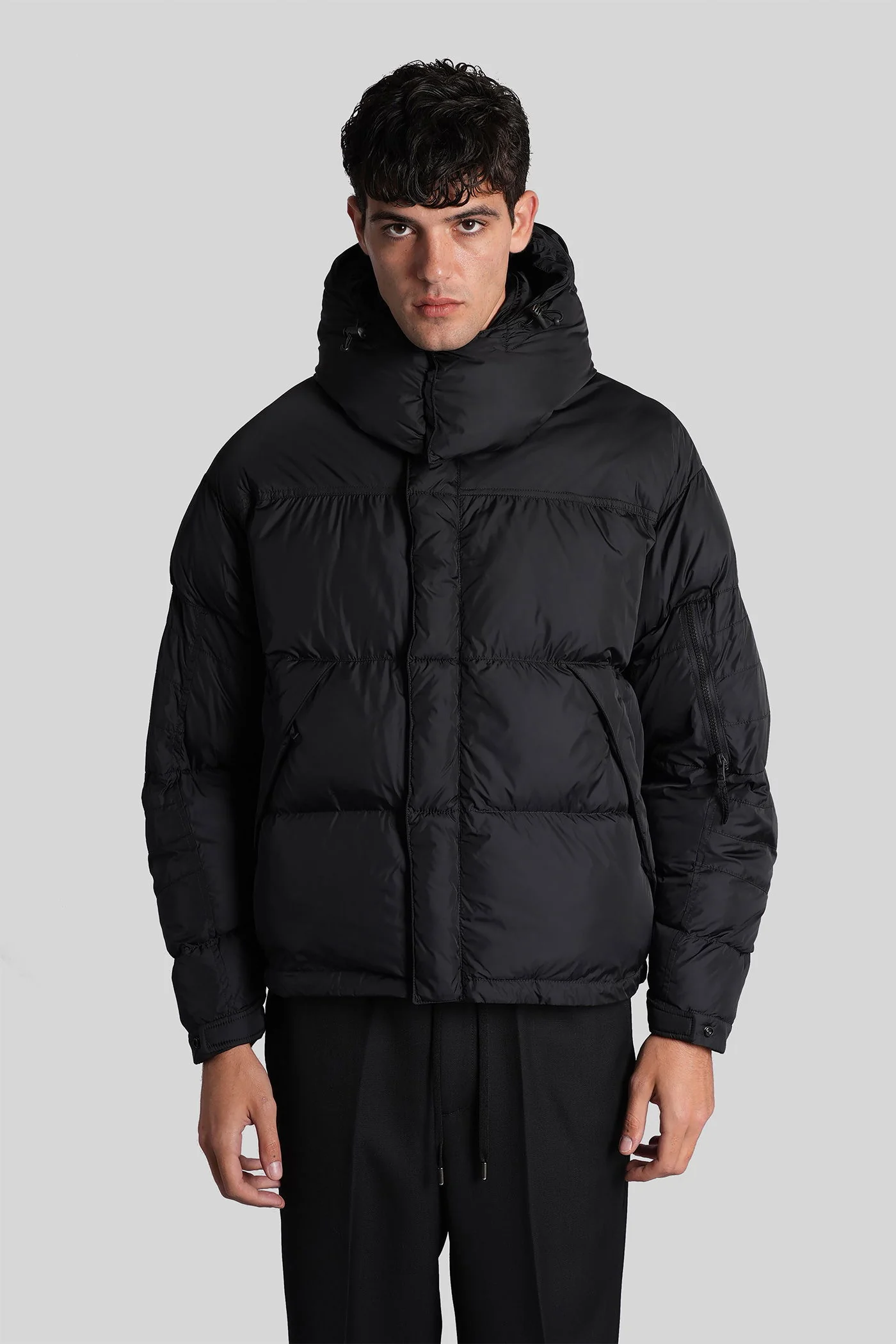 Pinguino puffer in black polyamide