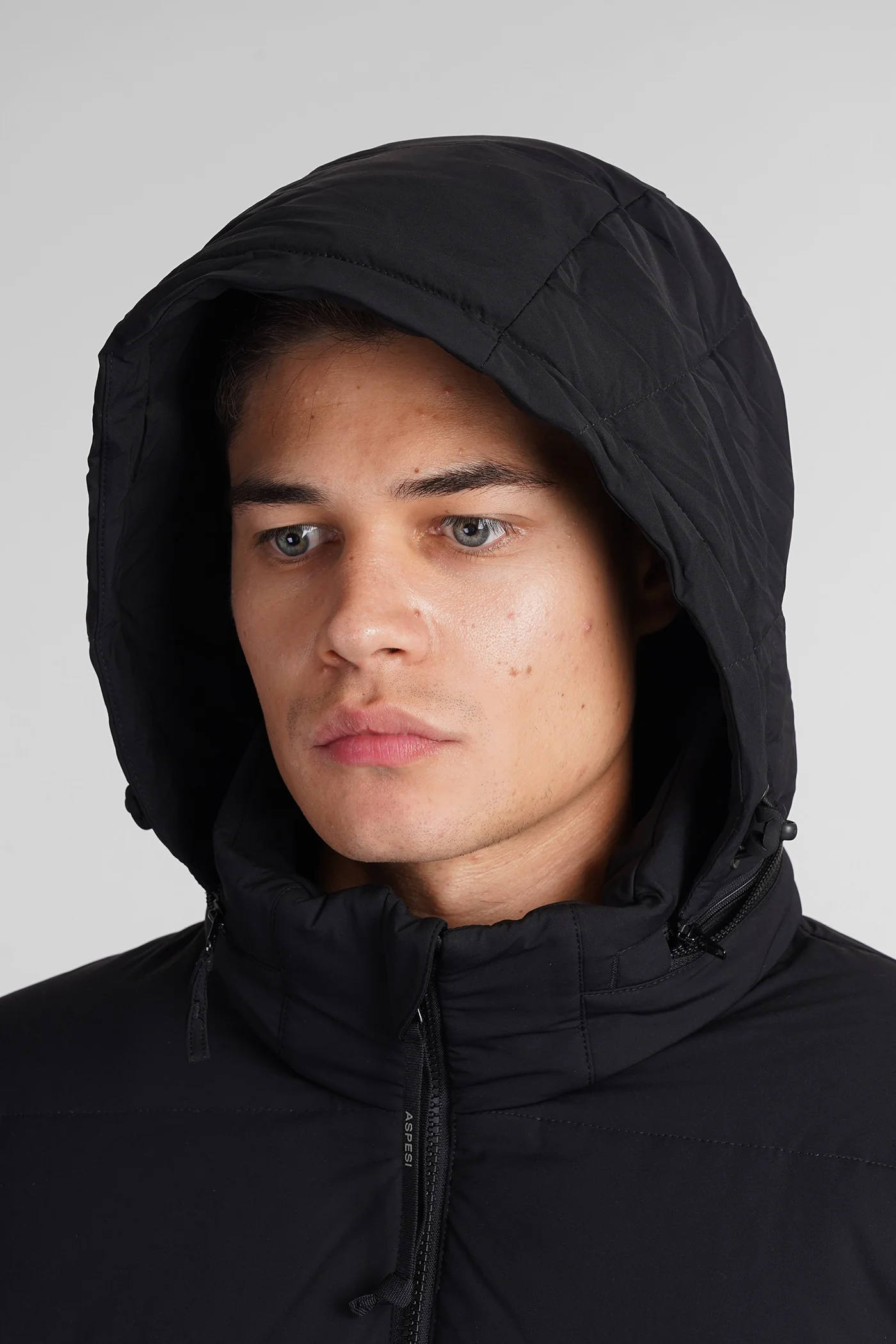Pocoelastico re puffer in black polyamide - Image 5
