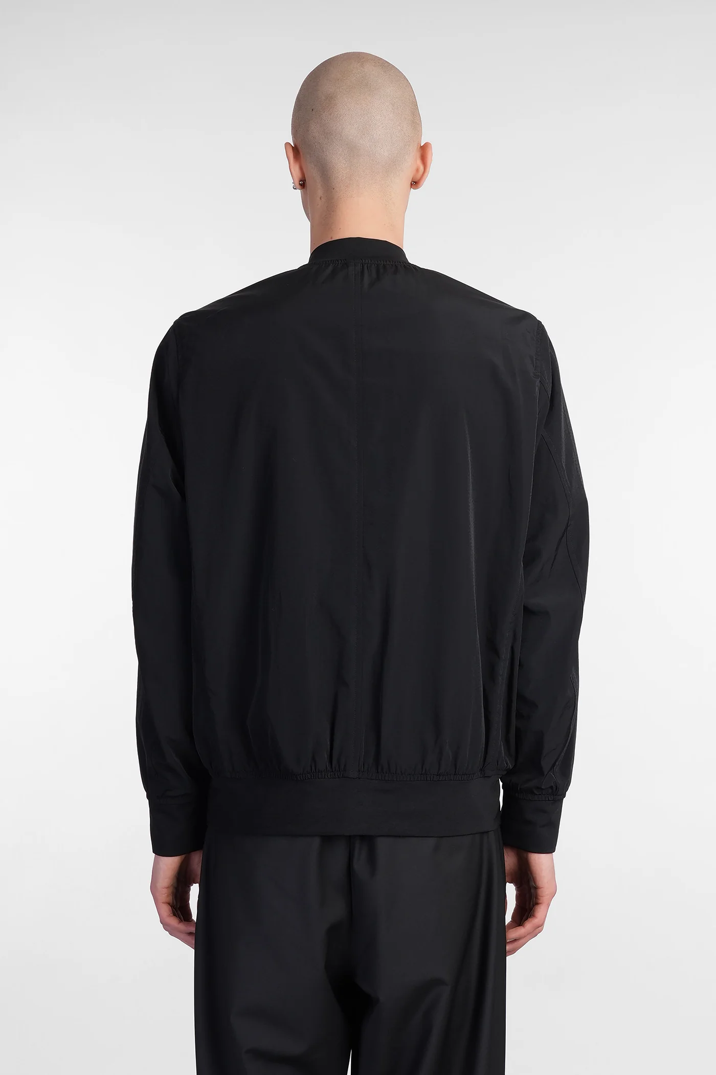 Bomber Jacket in black nylon - Image 3