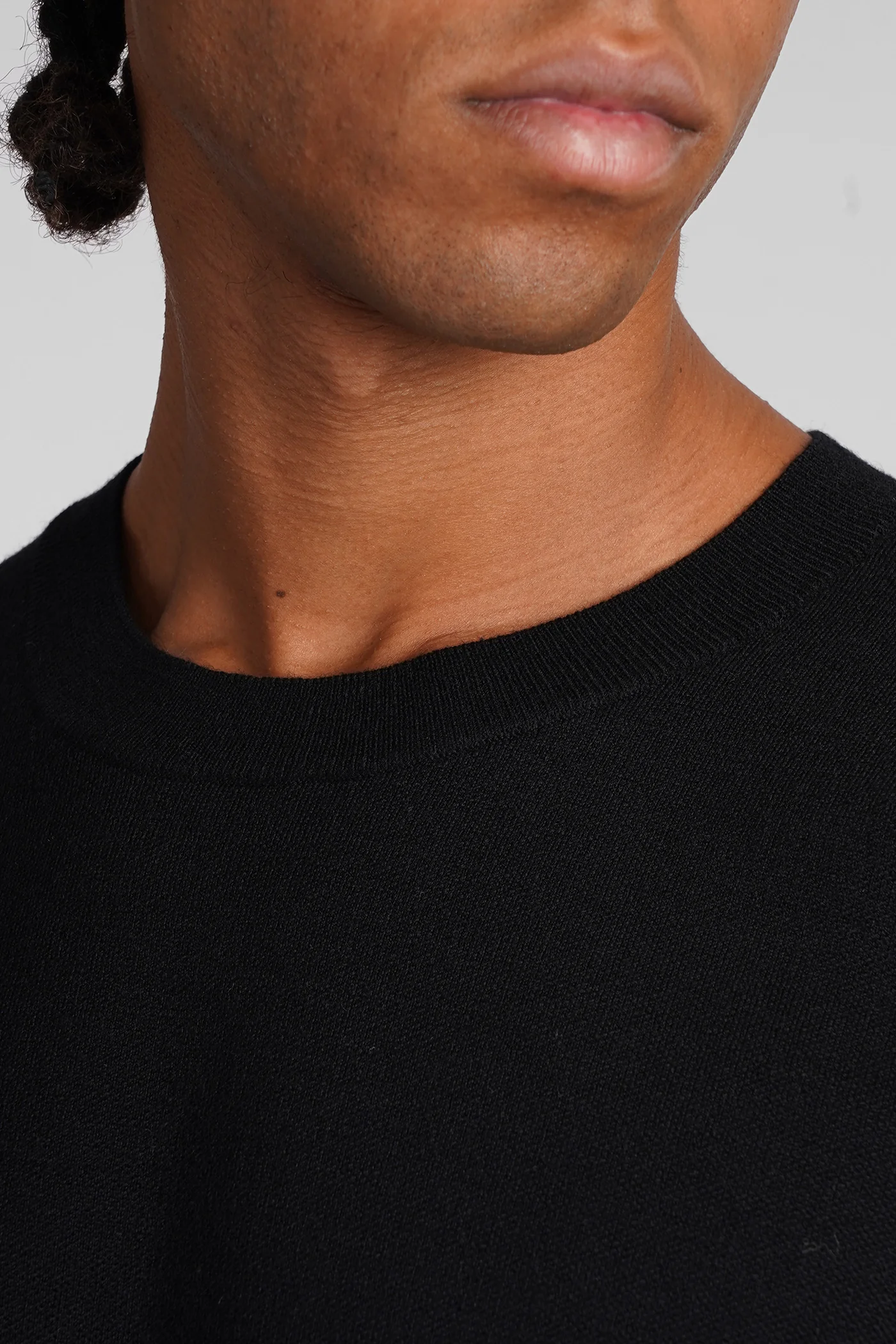 Knitwear in black wool - Image 5