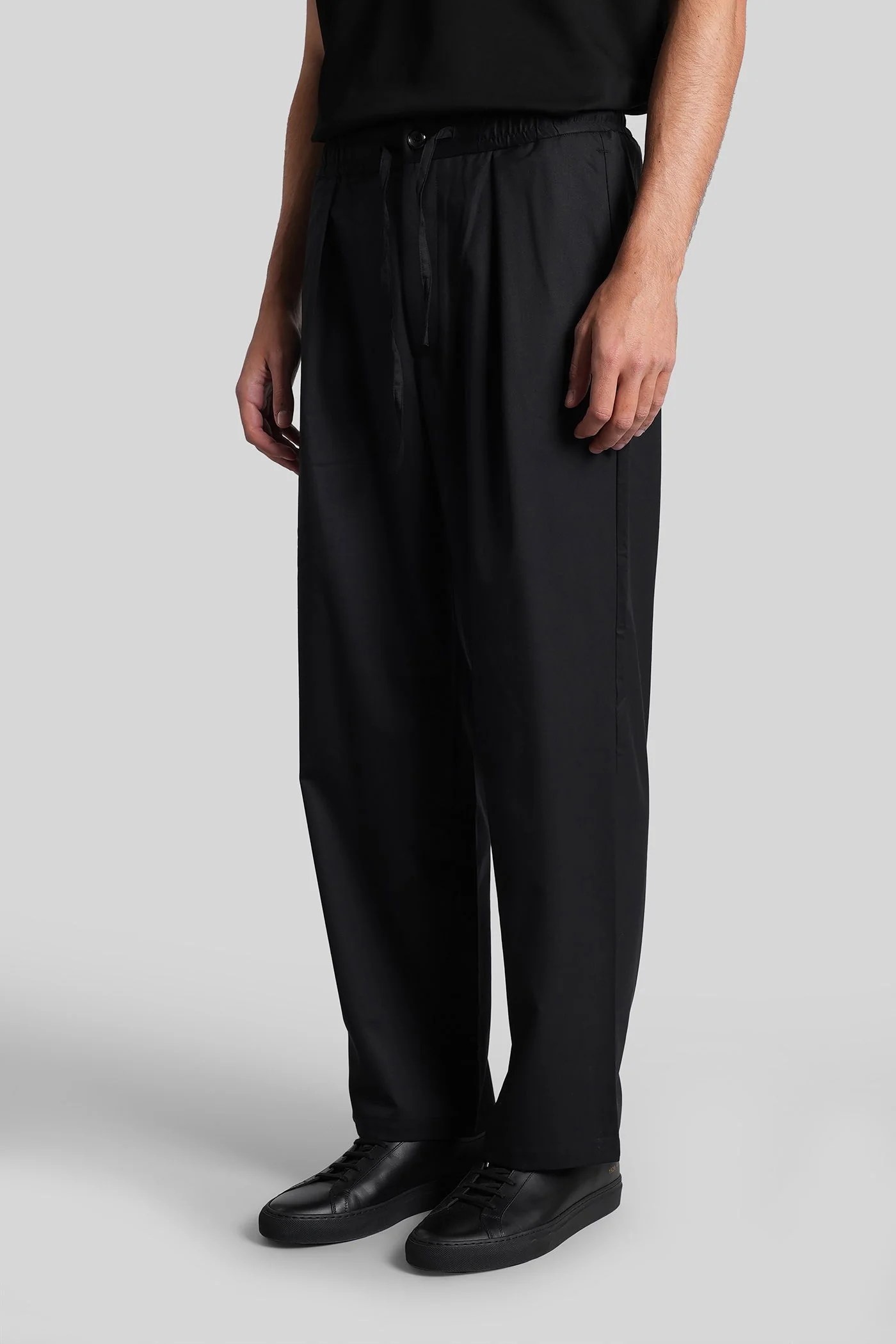 Pants in black polyester - Image 4