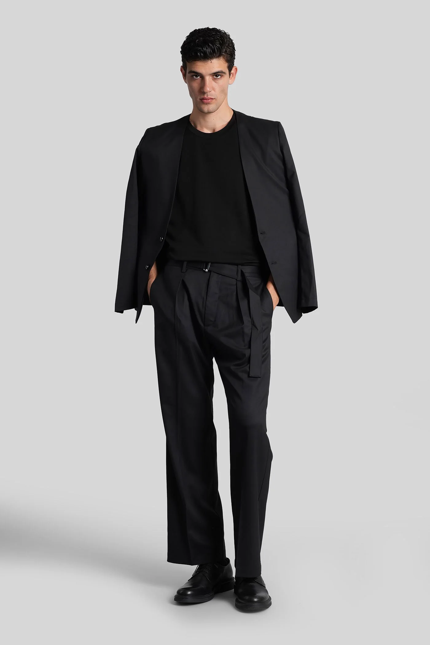 T-Shirt in black cotton - Image 2