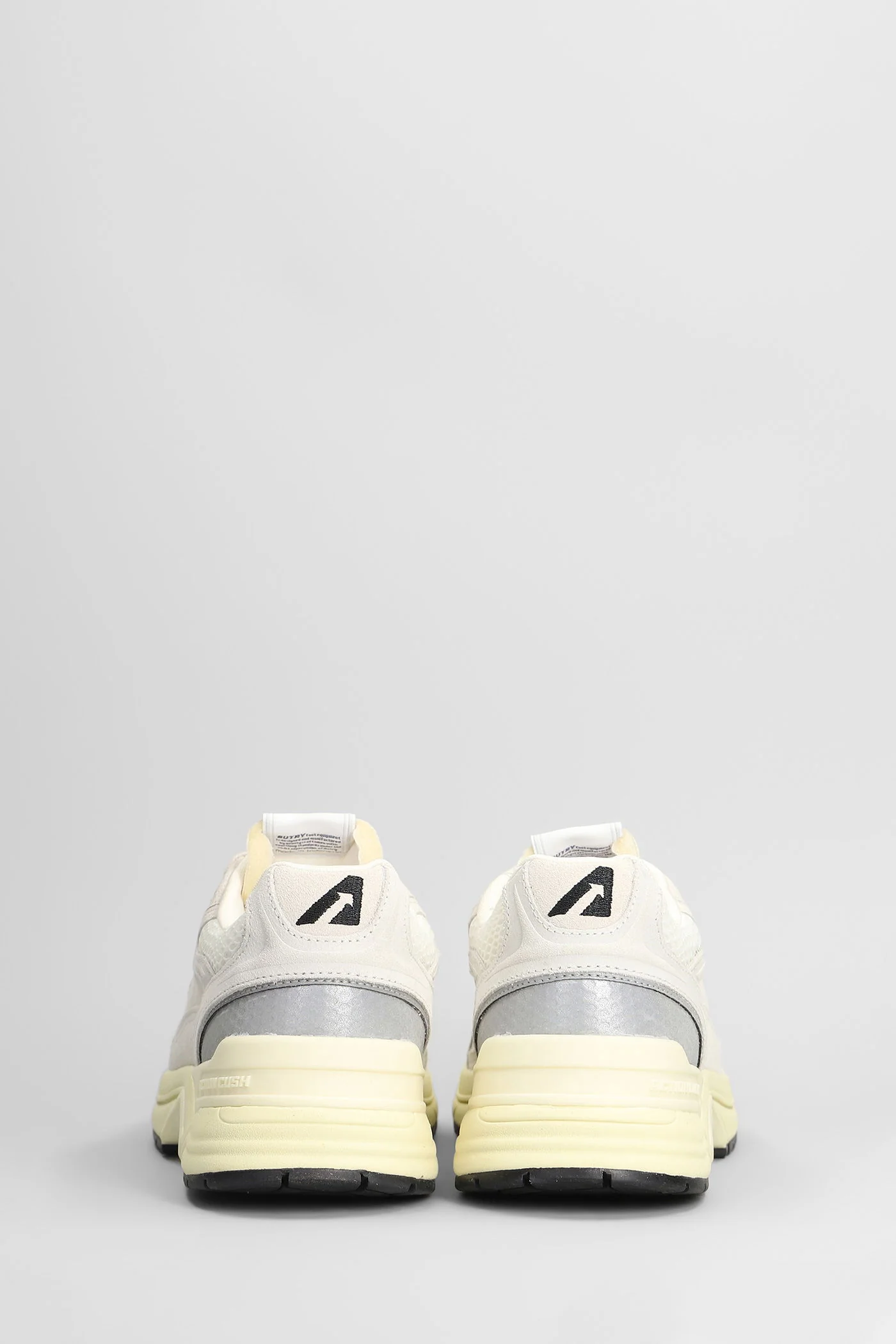 Hyperway Low Sneakers in grey Suede and fabric - Image 4
